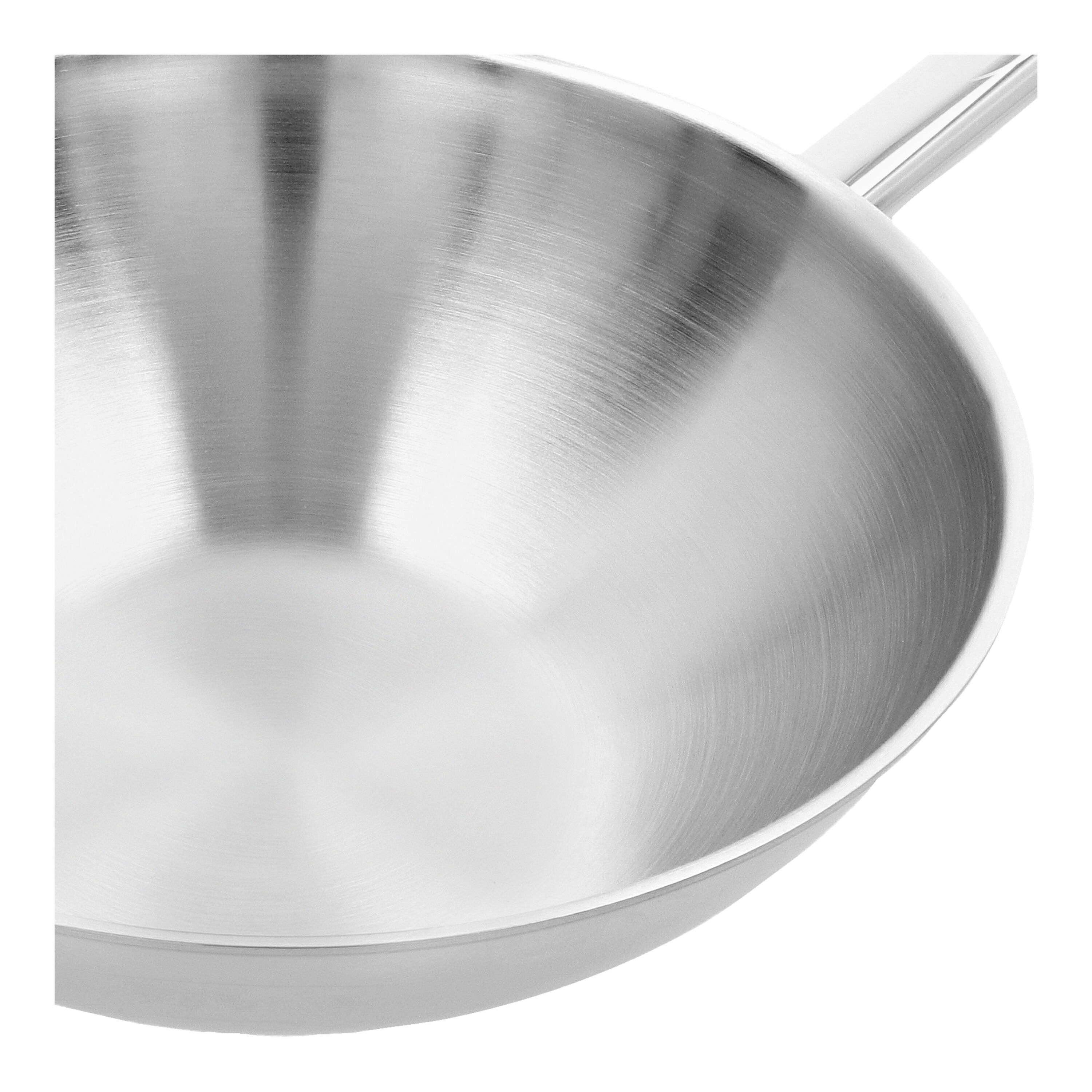 26 cm 18/10 Stainless Steel Wok flat bottom