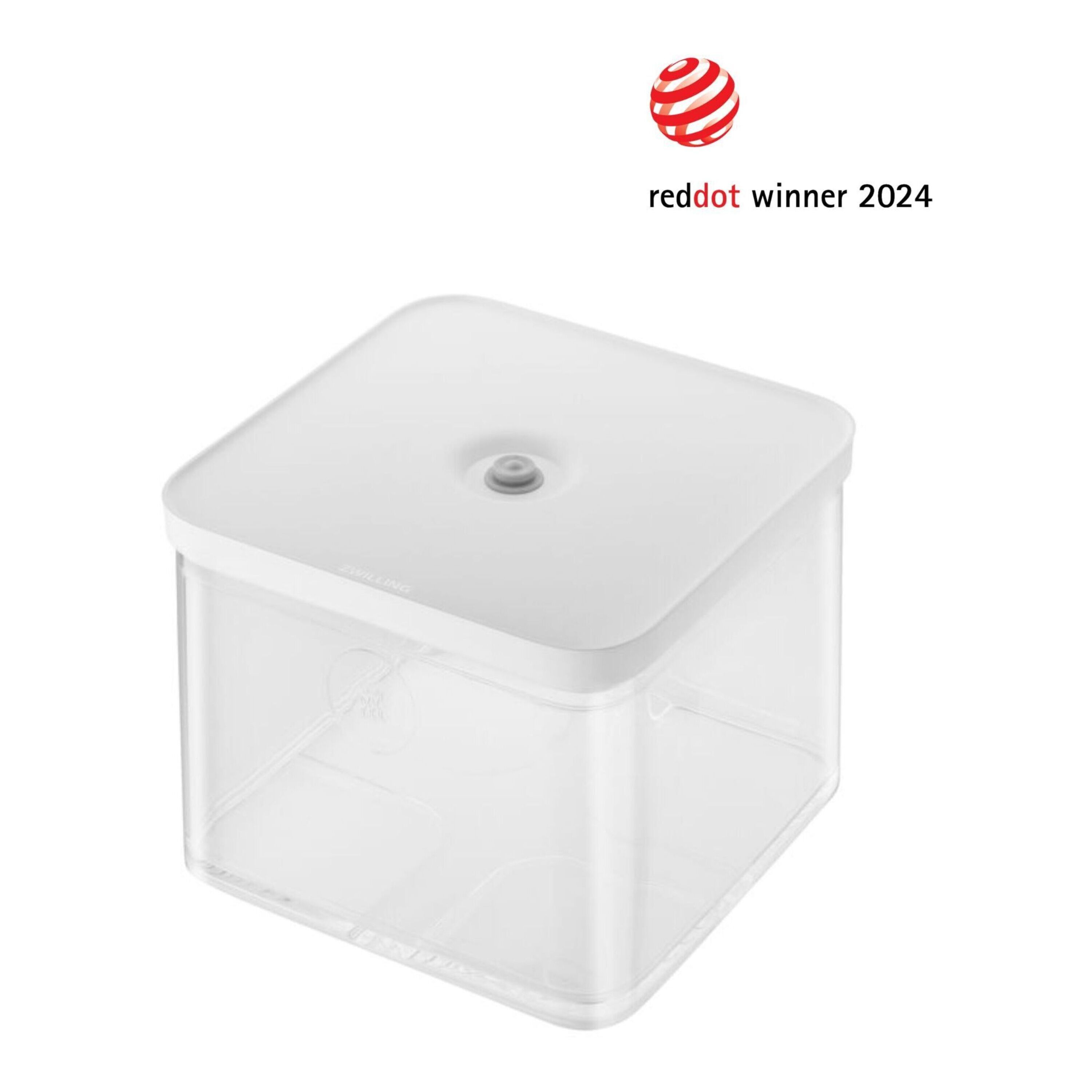CUBE Box 2L / 21 cm, transparent-white