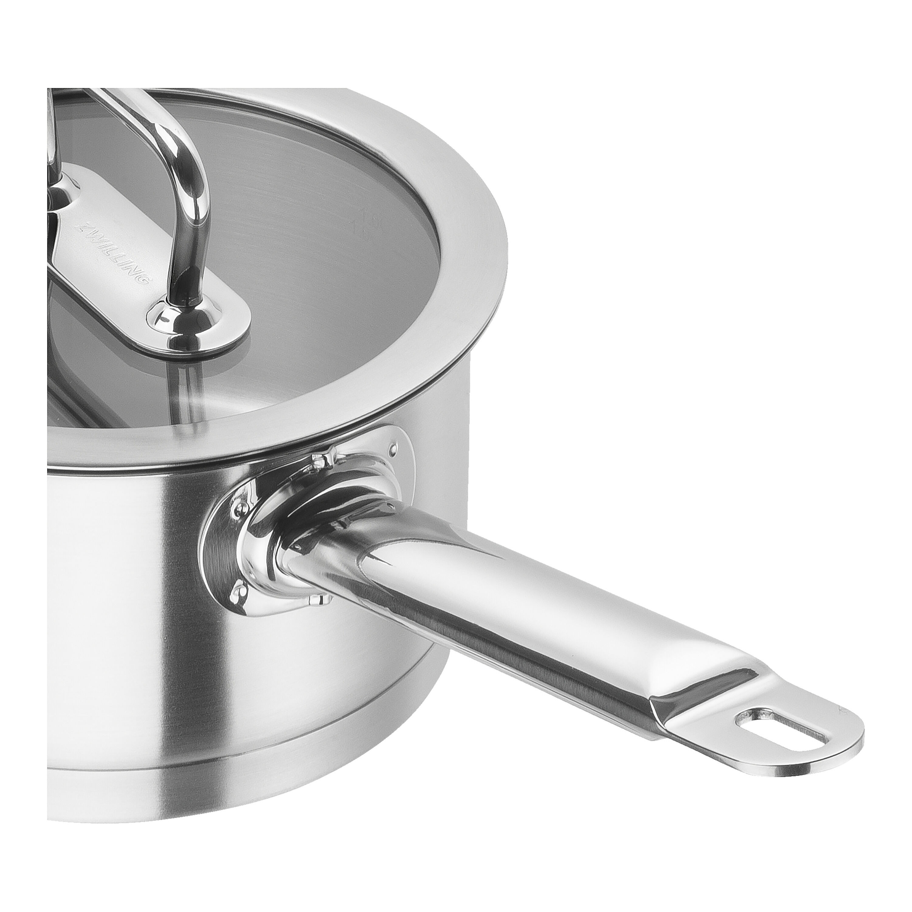 20 cm 18/10 Stainless Steel Saucepan silver