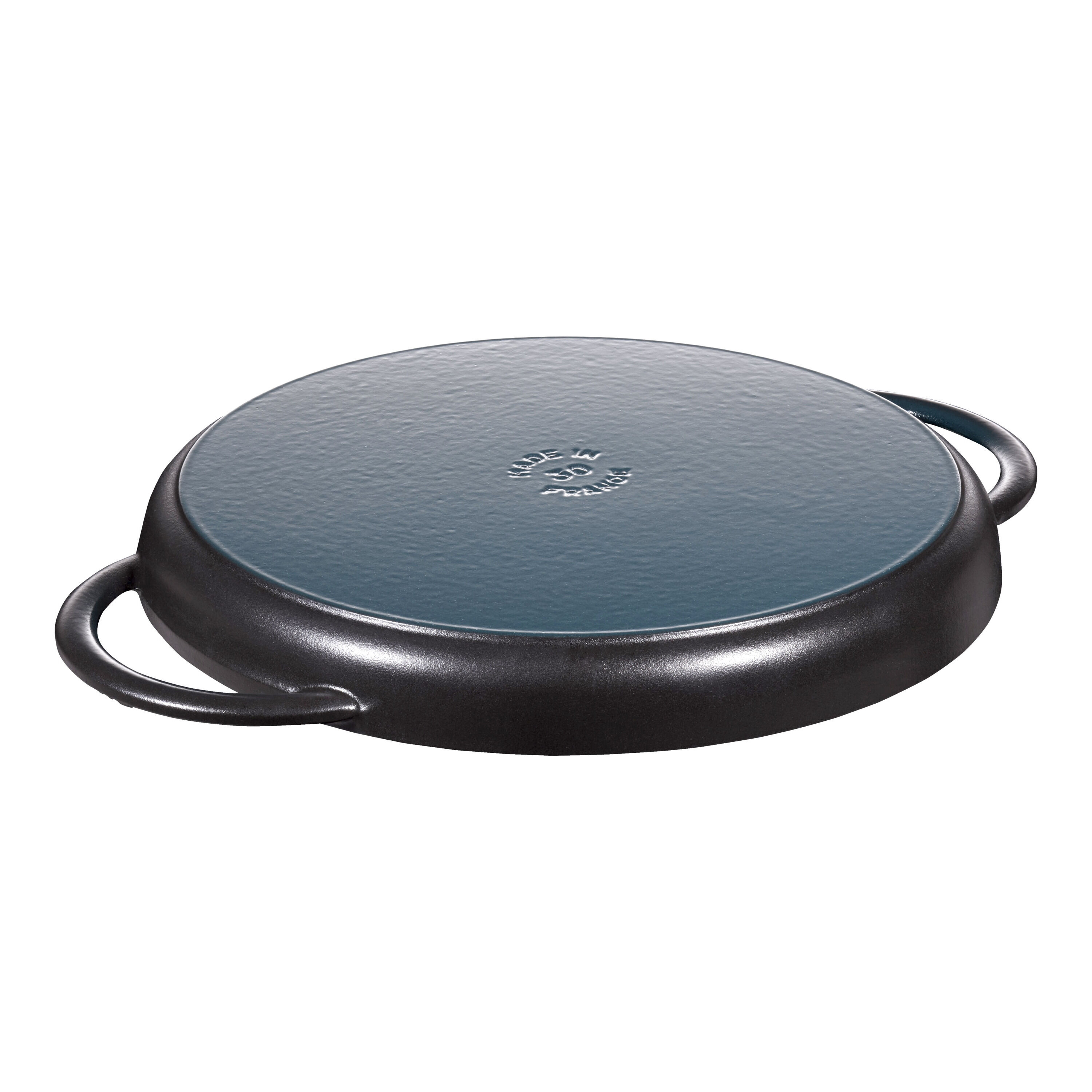 30 cm round Cast iron Pure Grill black