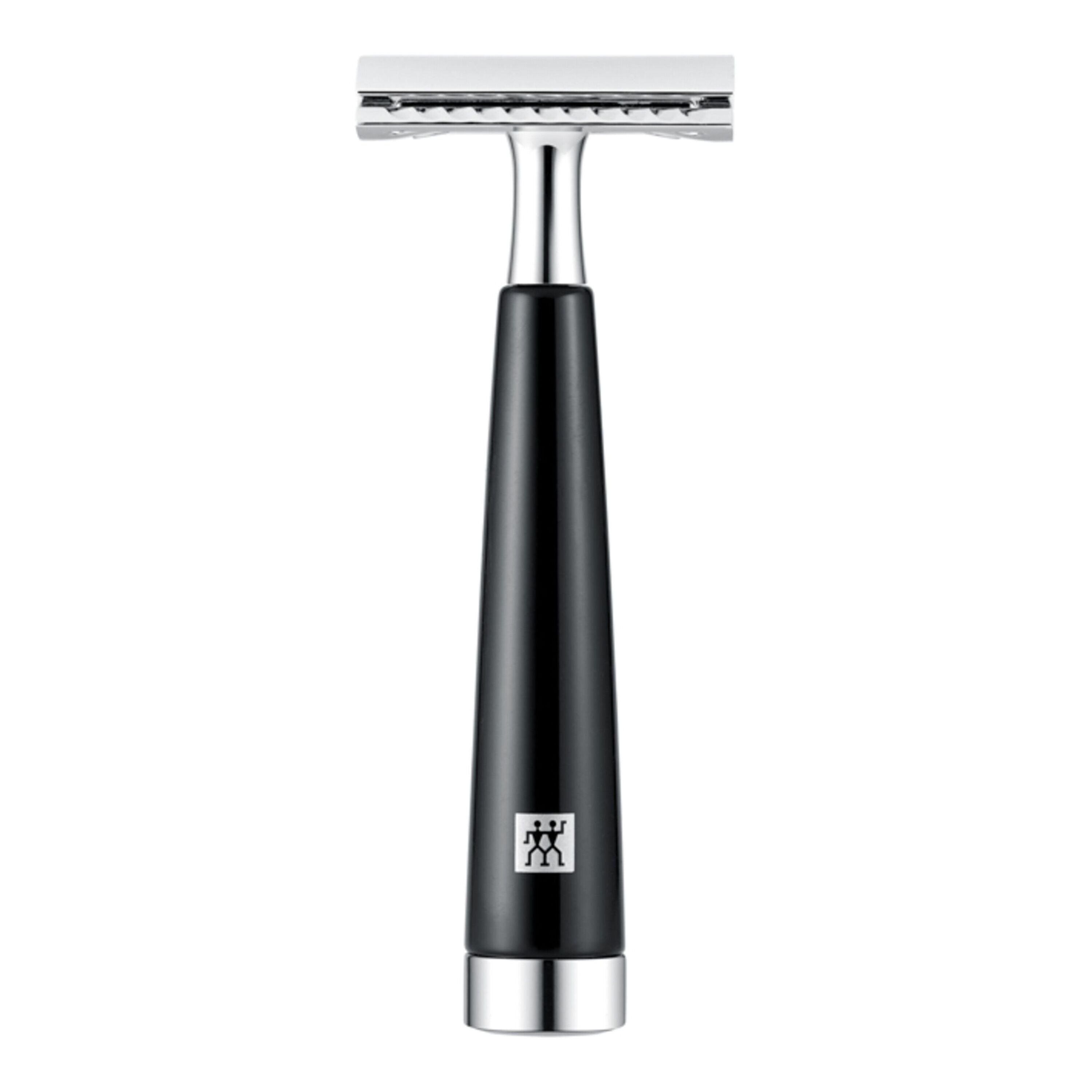 Men's Facial Safety Razor, Brass | silver-black