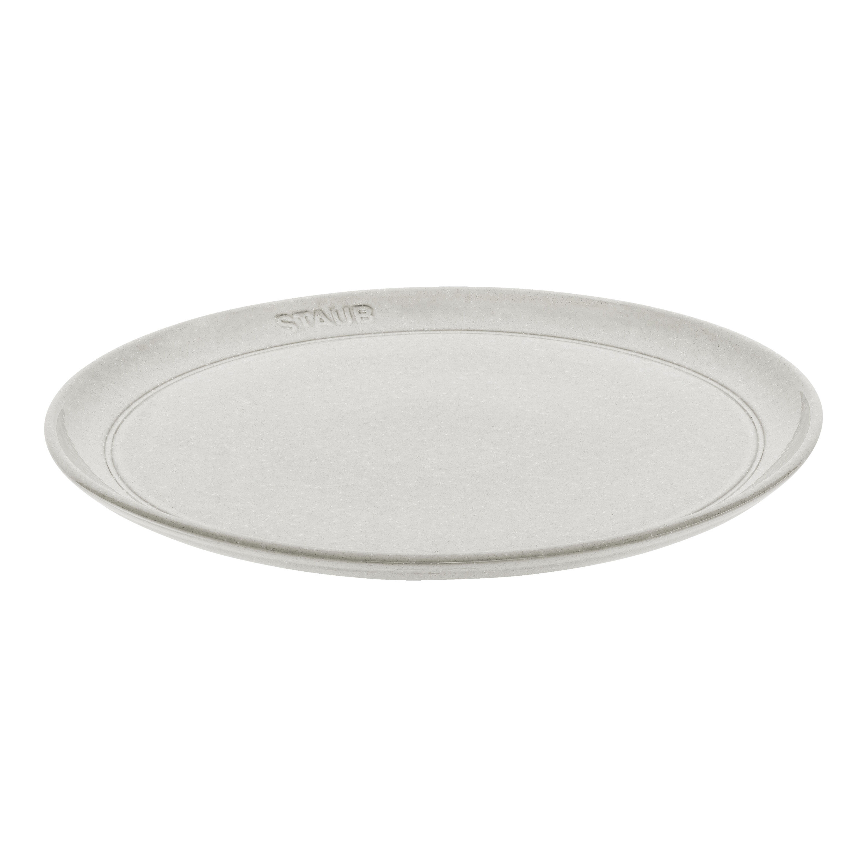 26 cm ceramic Plate flat white truffle