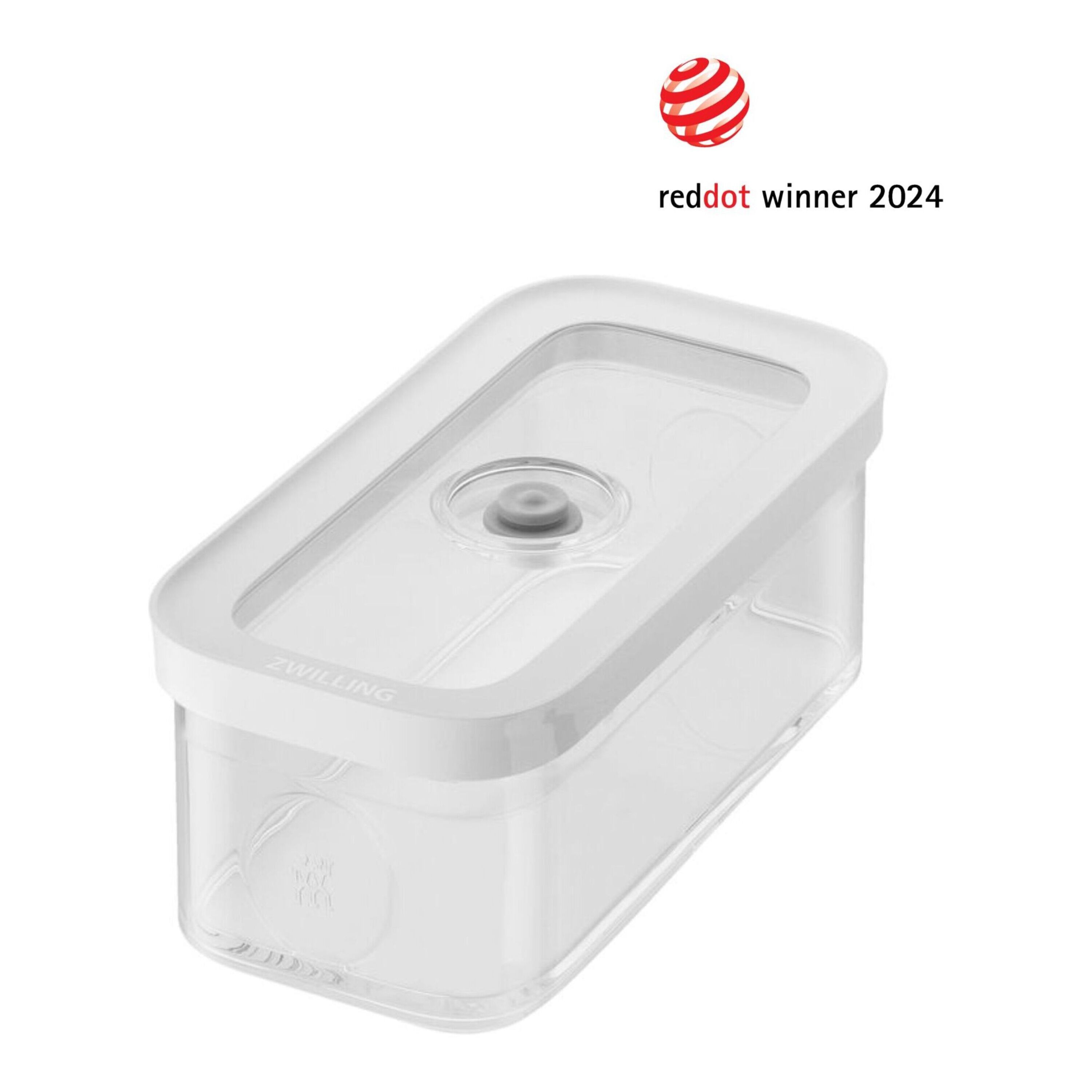 CUBE Box M / 21 cm, transparent-white