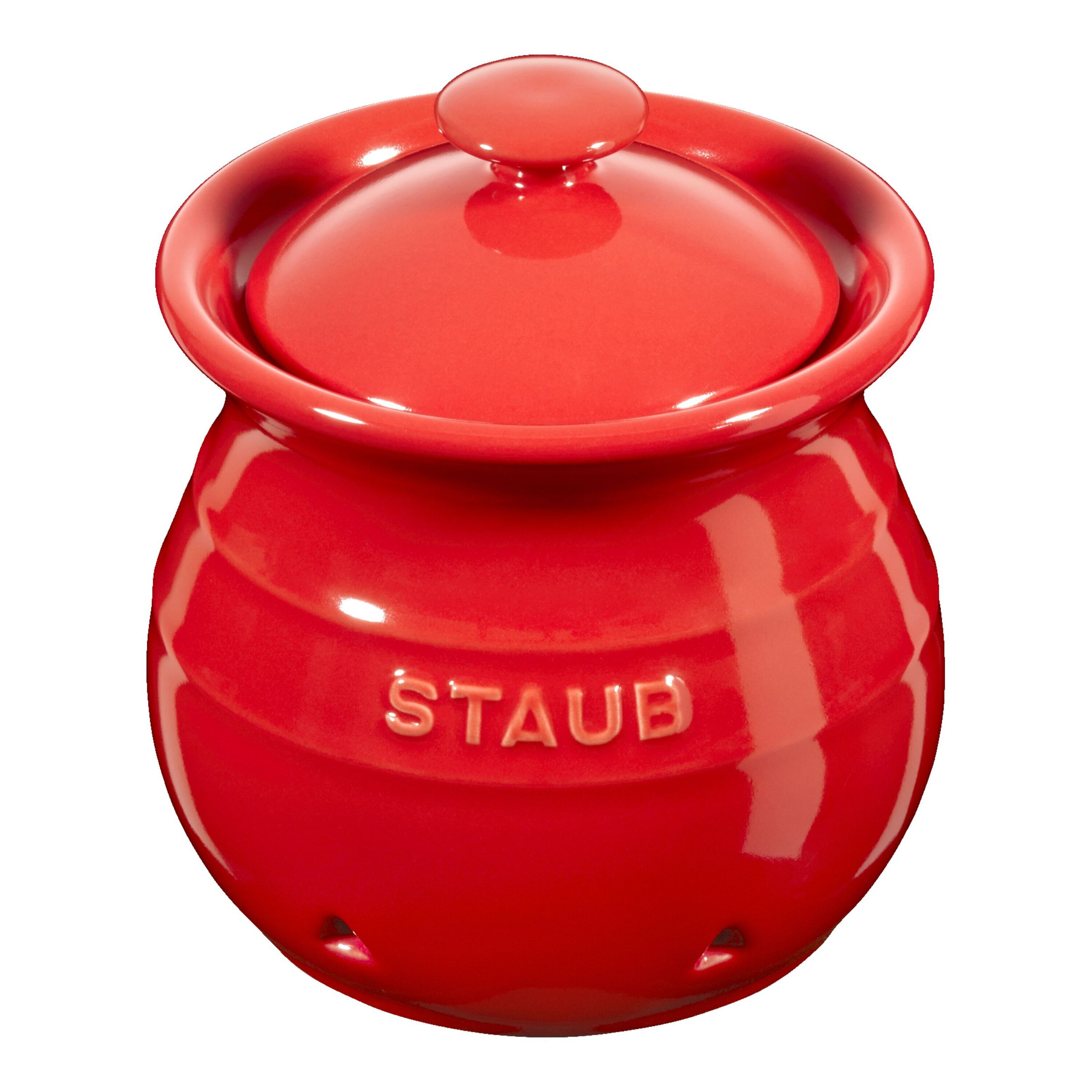 ceramic Garlic keeper cherry