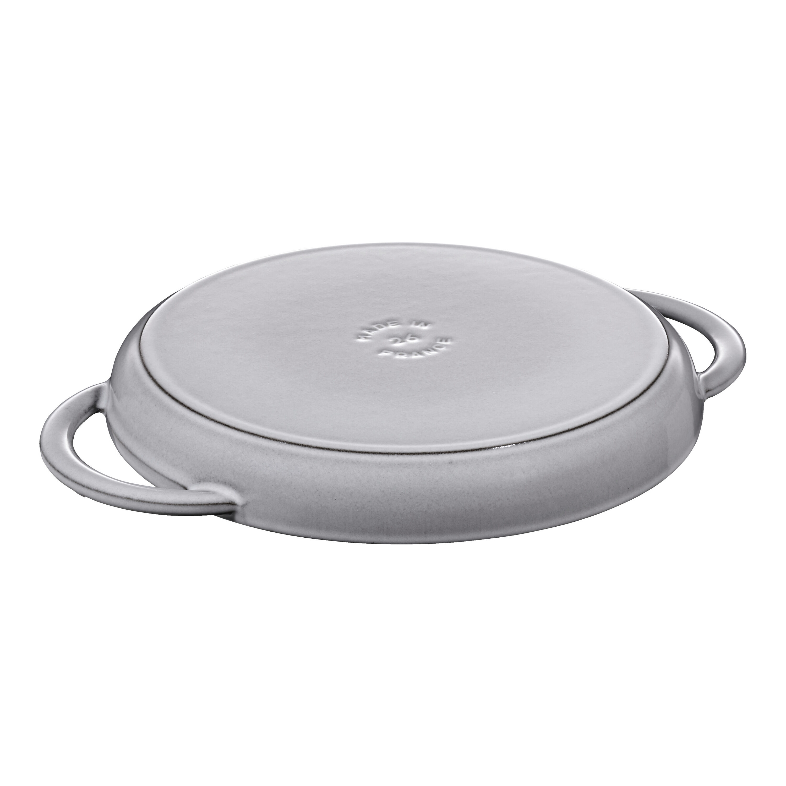 26 cm round Cast iron Pure Grill graphite-grey