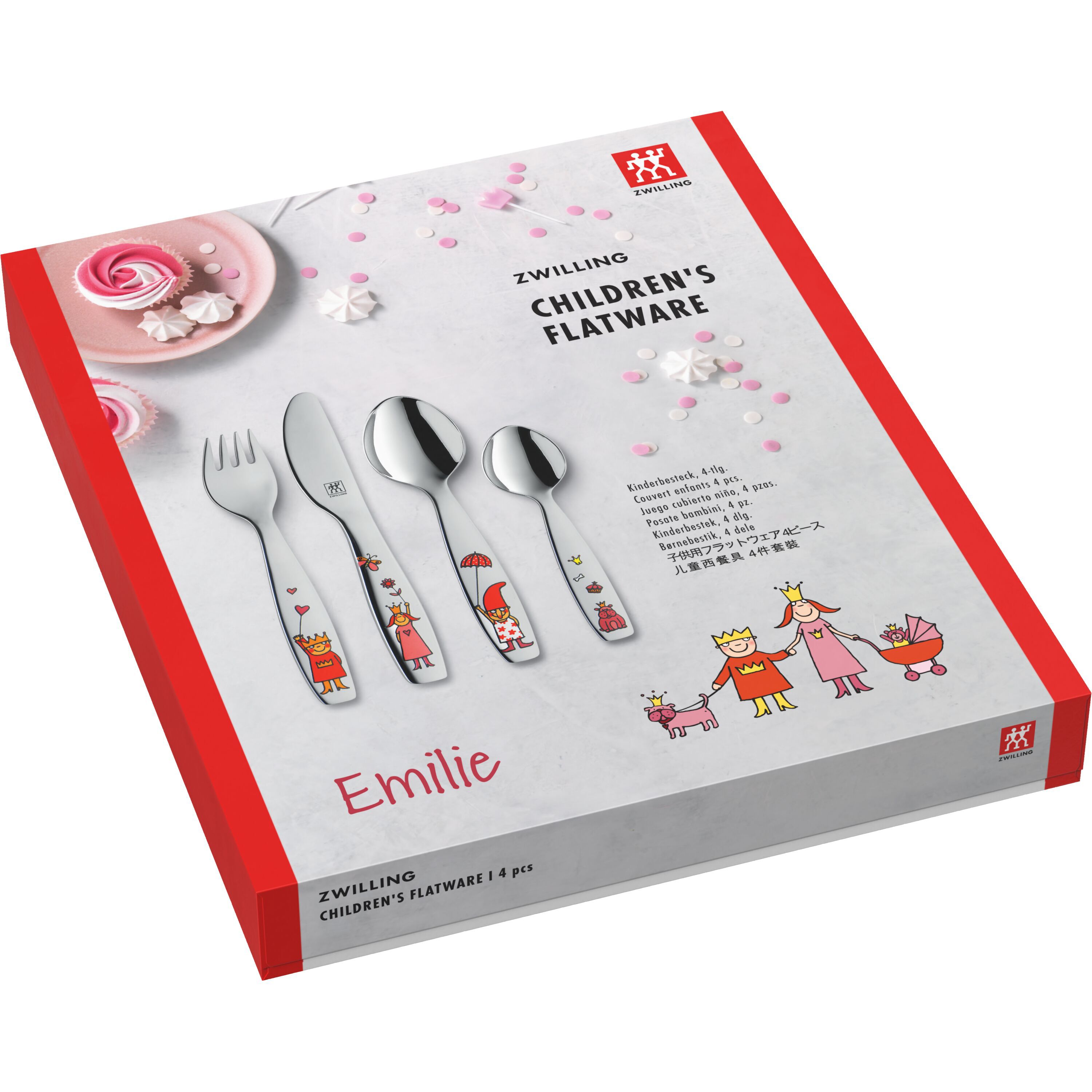 4-pcs polished Children's cutlery set