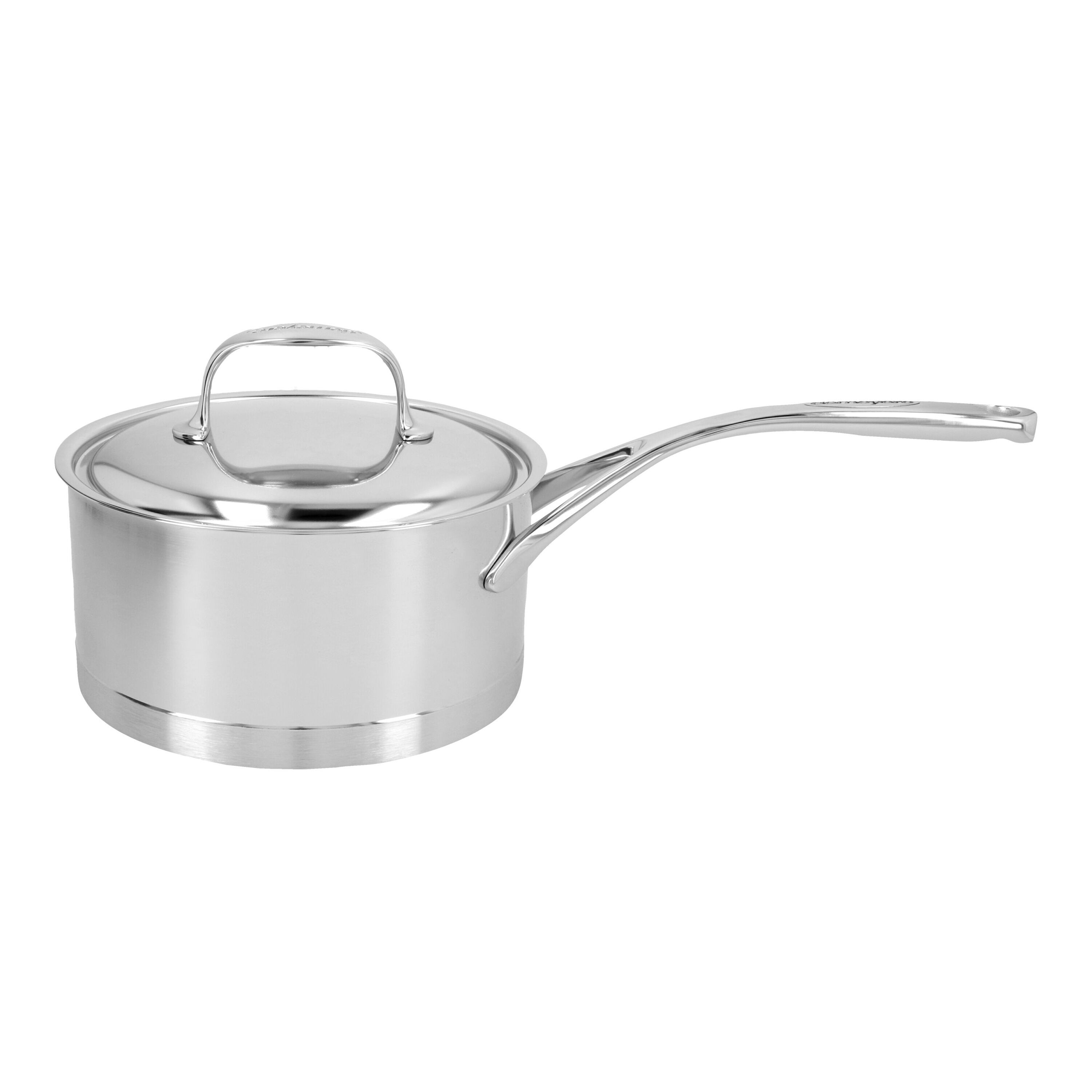 18 cm 18/10 Stainless Steel Saucepan with lid silver
