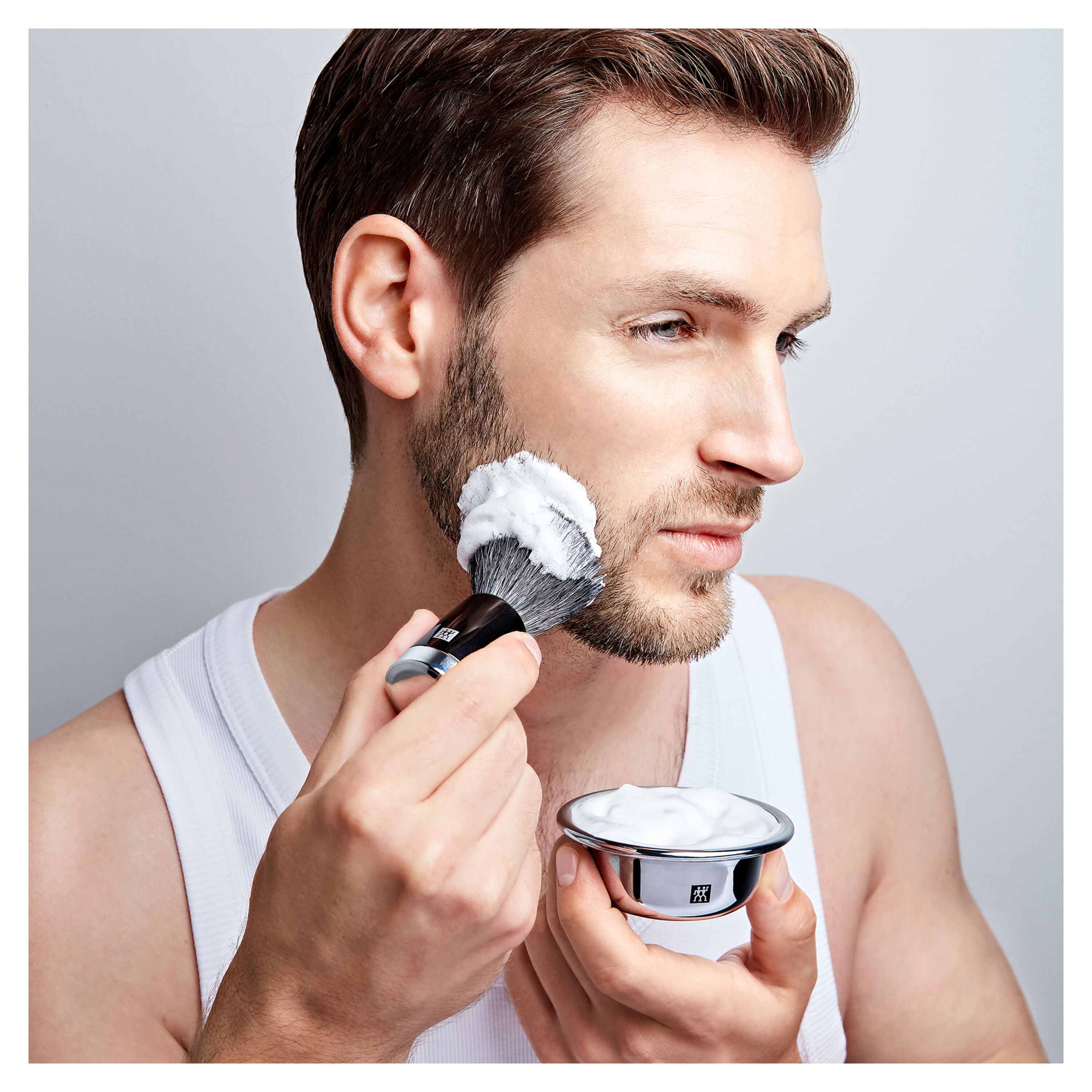 Shaving bowl, Stainless steel | silver