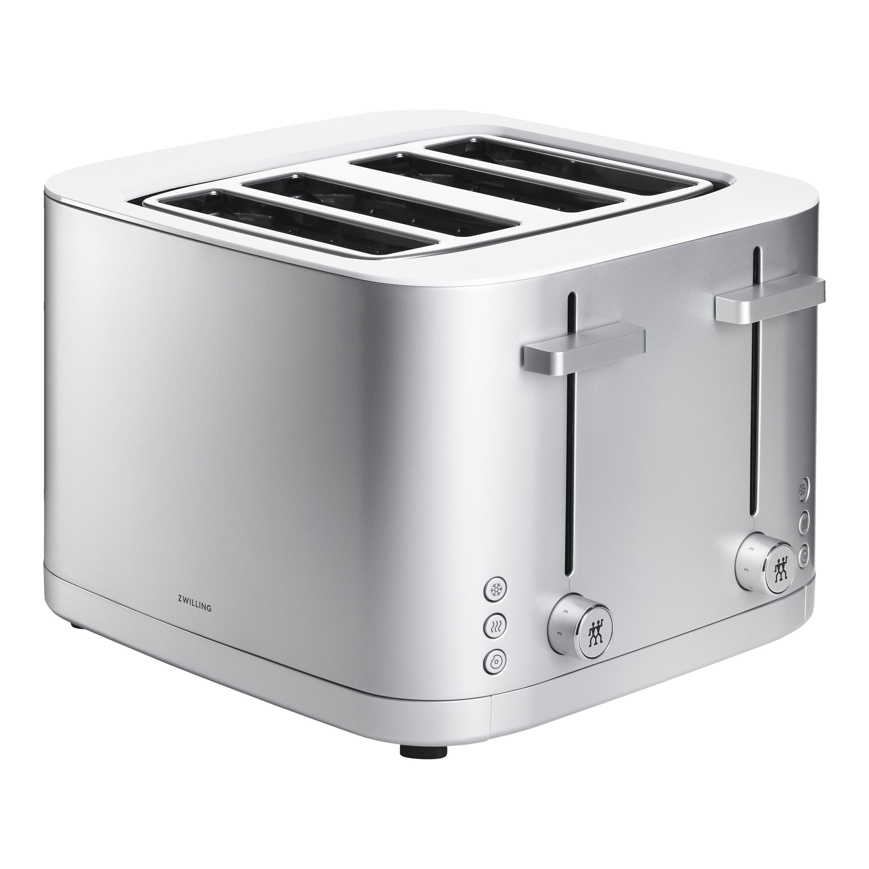 4 short slots Toaster silver