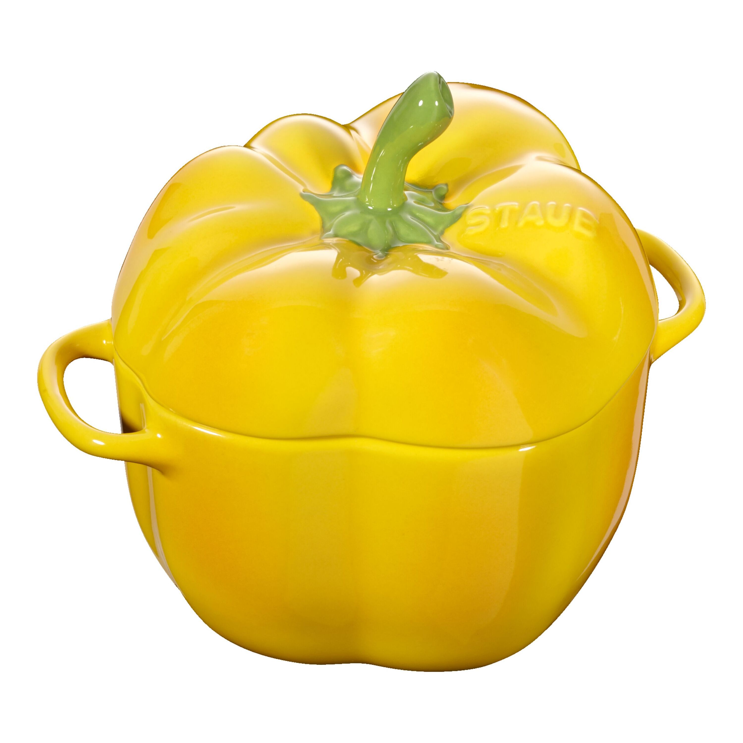 11 cm ceramic Cocotte yellow