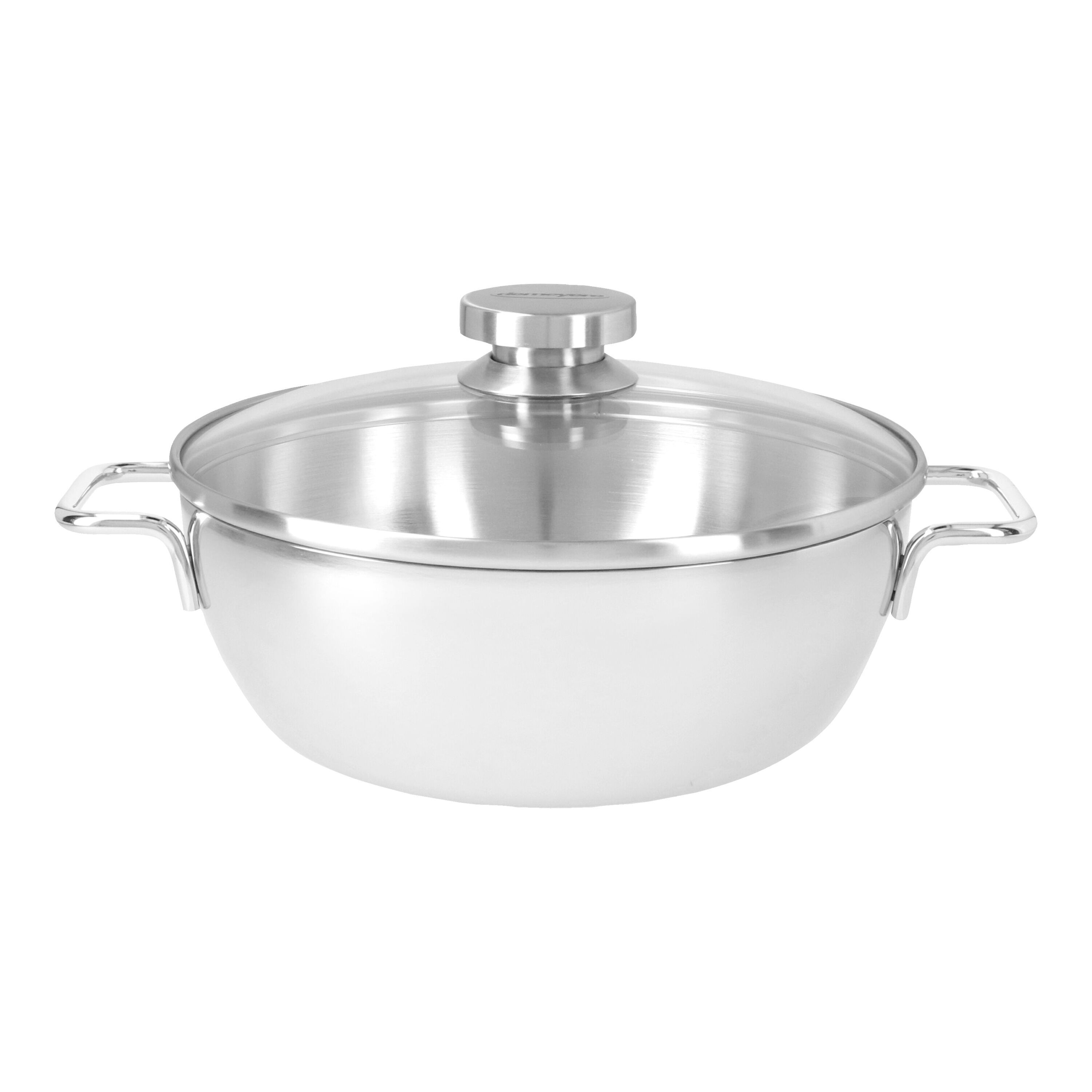 24 cm Serving pan with glass lid