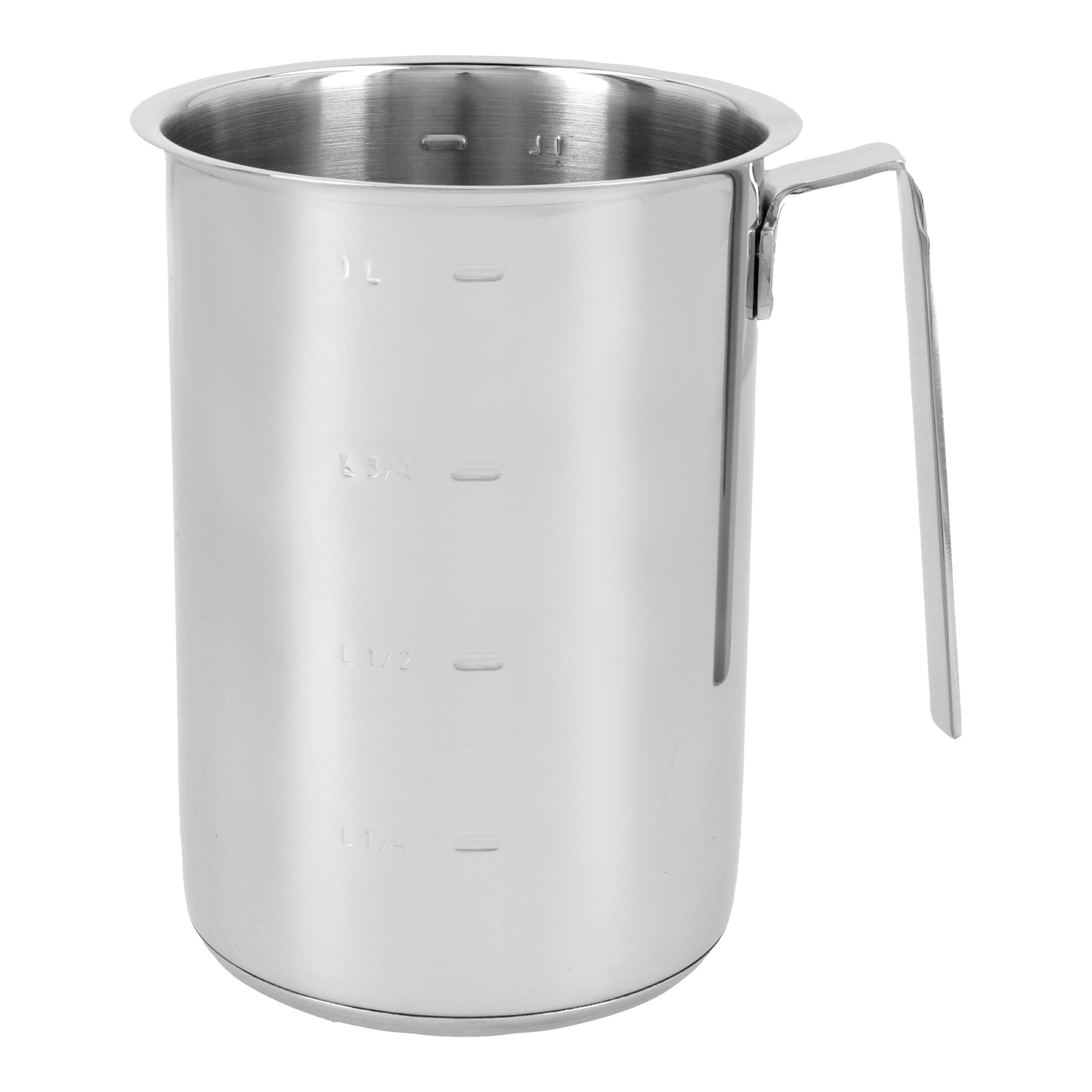10 cm 18/10 Stainless Steel Saucepan silver