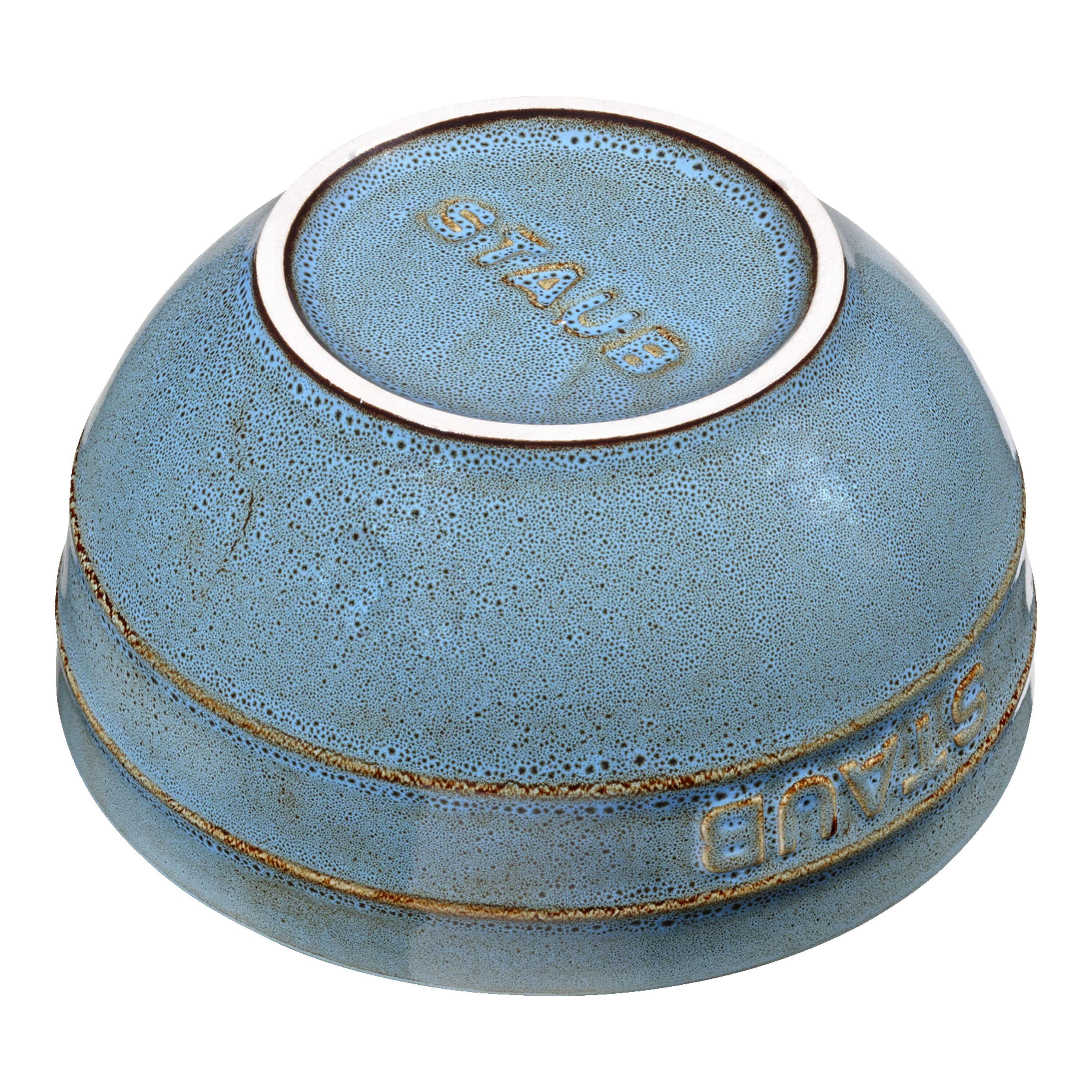 12 cm round ceramic Bowl ancient-turquoise