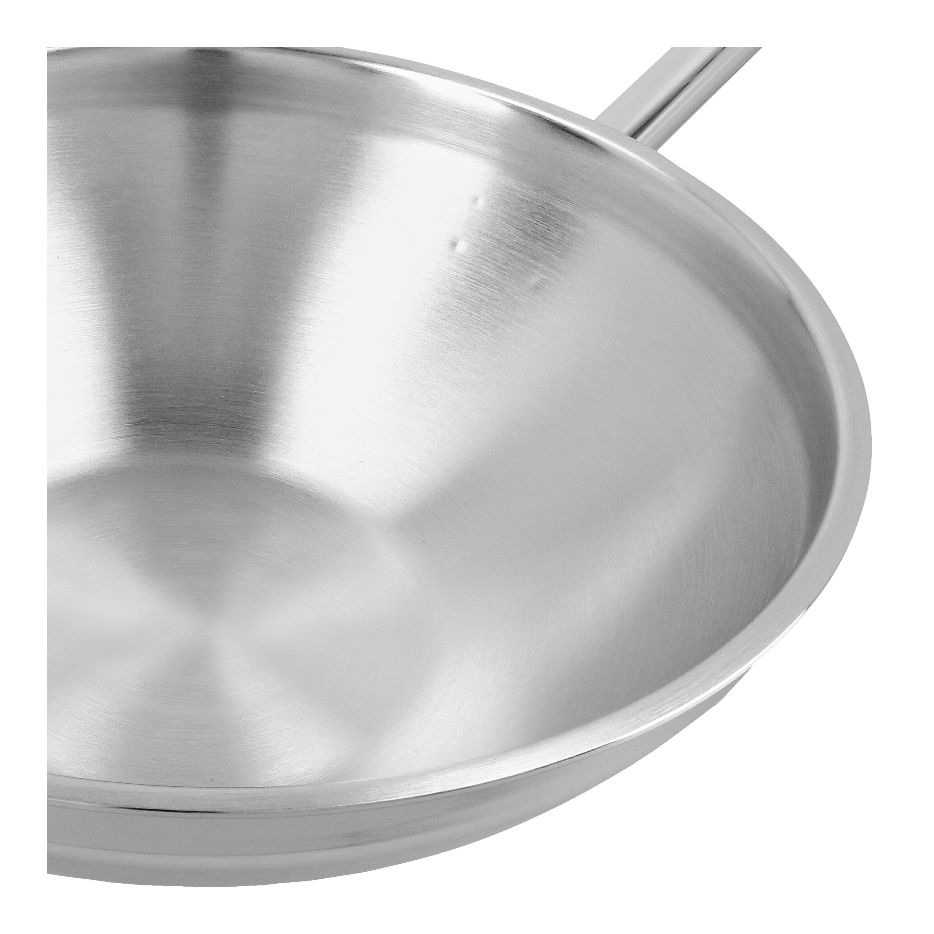 36 cm 18/10 Stainless Steel Wok flat bottom