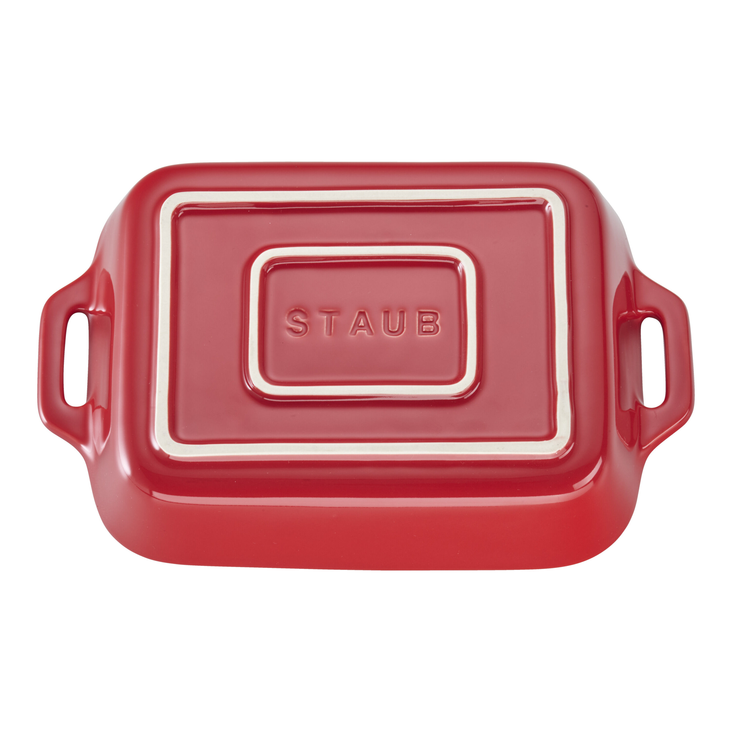 20 x 16 cm rectangular ceramic Oven dish cherry