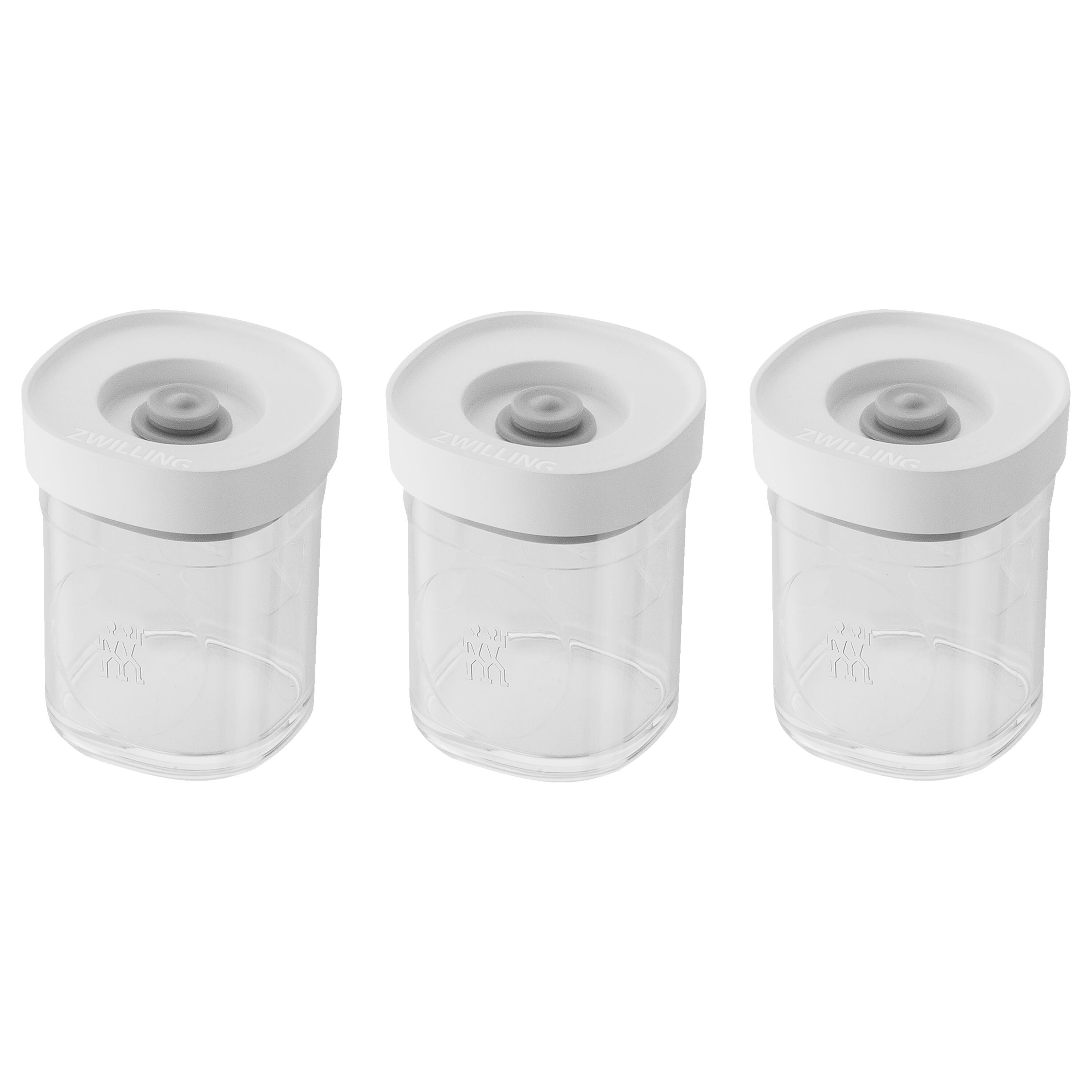 CUBE Set, XS / 3-pcs, transparent-white