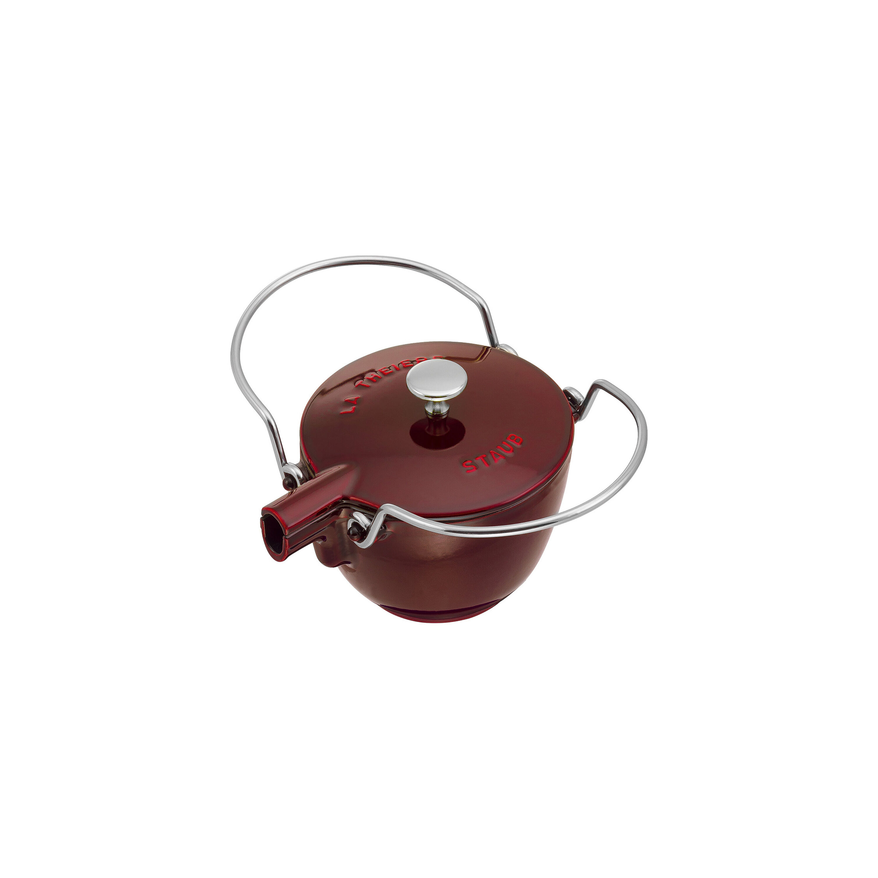 16 cm Teapot grenadine-red