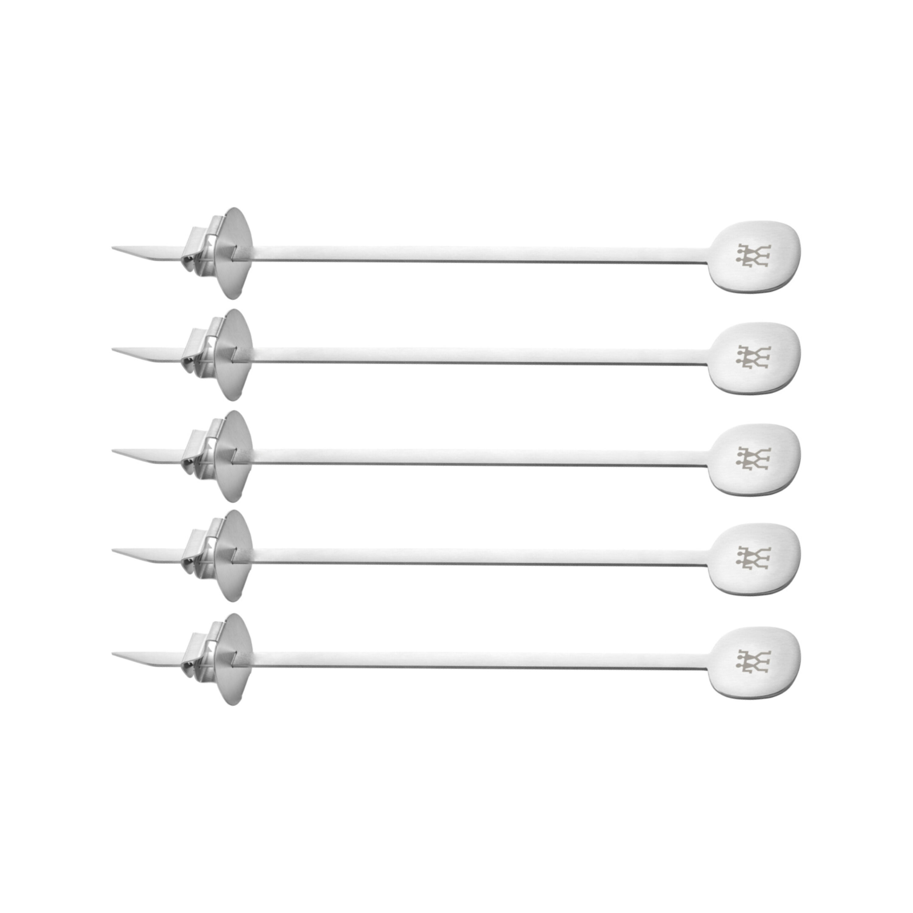 Skewer set, 5-pcs, Stainless steel
