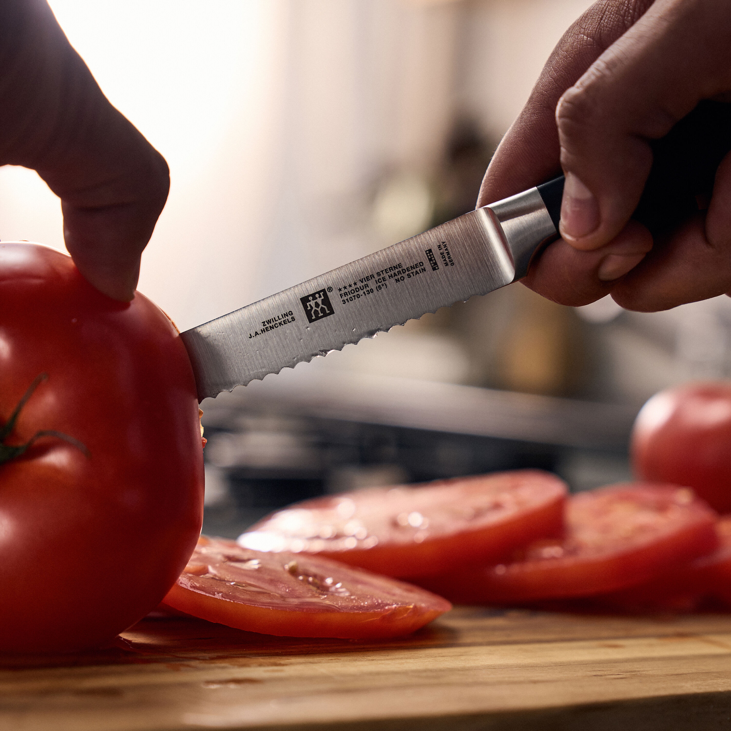 Utility knife 13 cm, Wavecut Edge