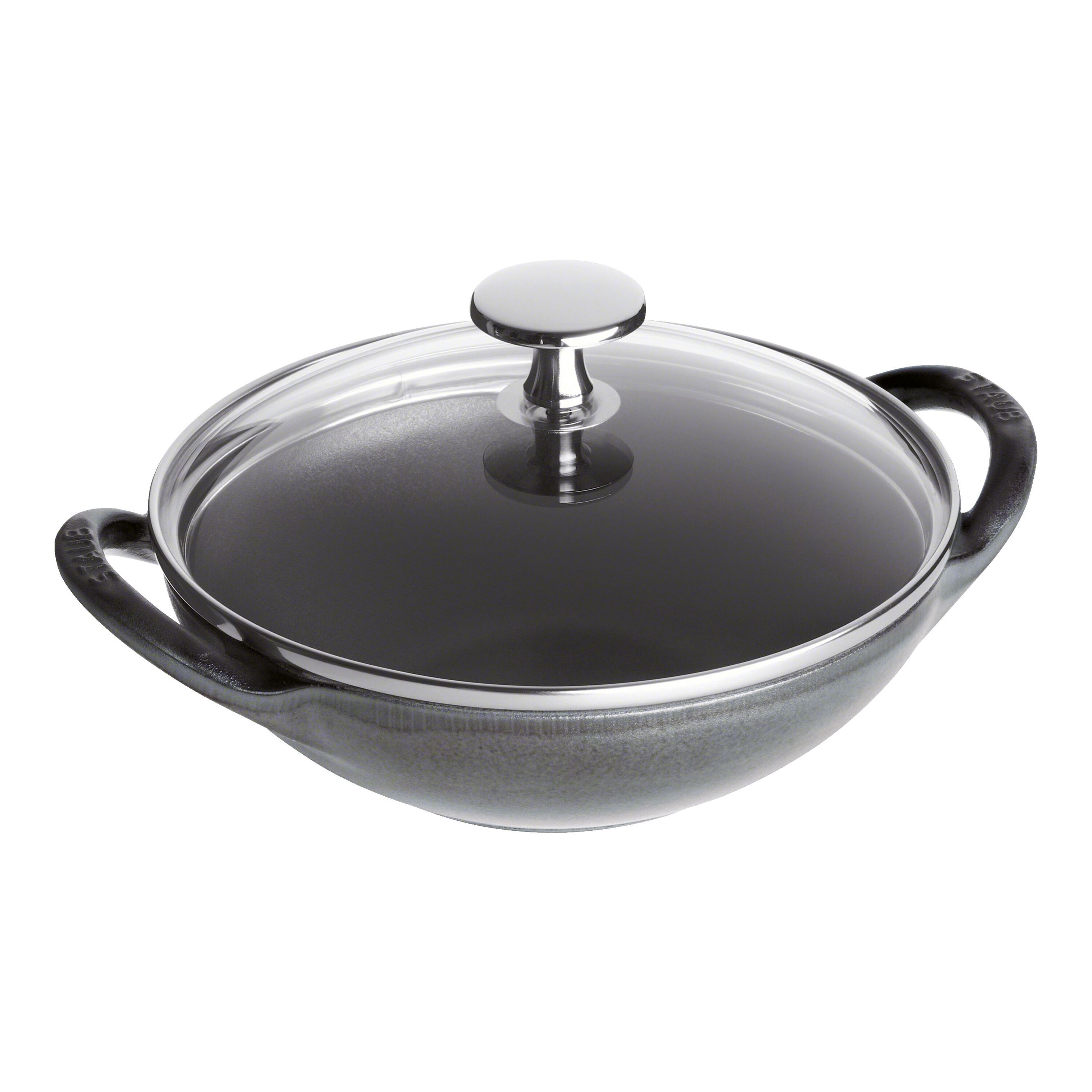 16 cm Cast iron Wok graphite-grey