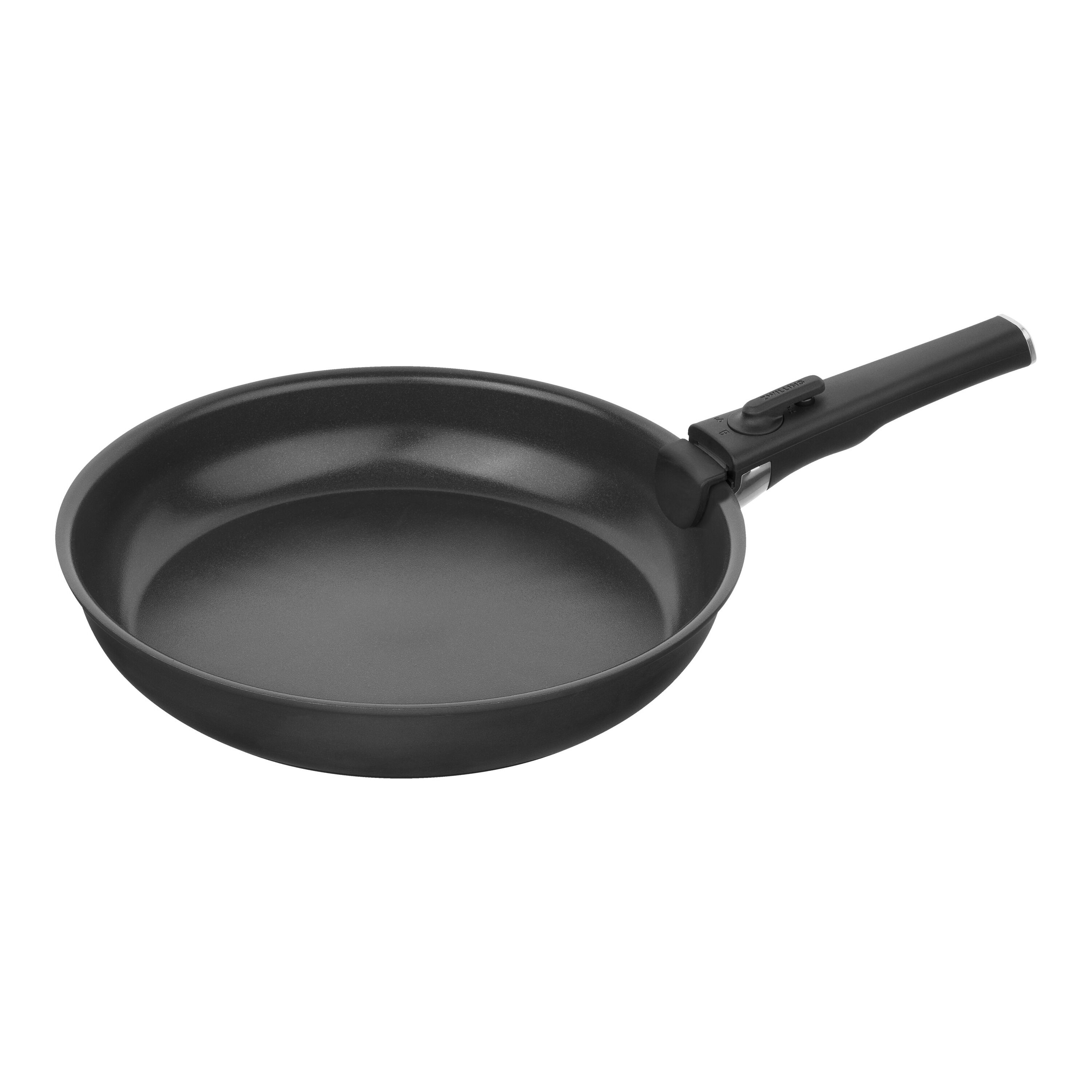 4-pcs Aluminium Frying pan set black