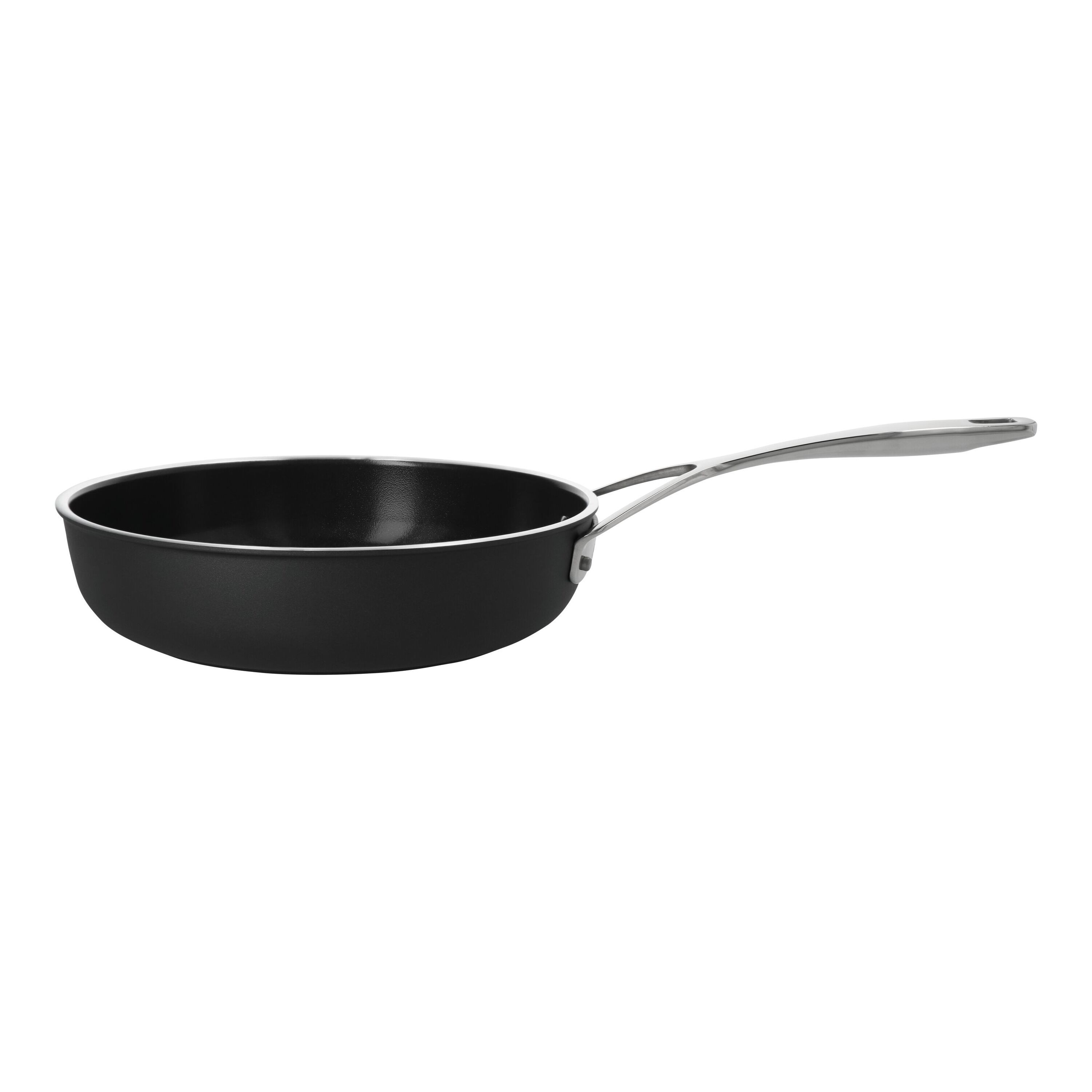 24 cm Aluminium Frying pan black
