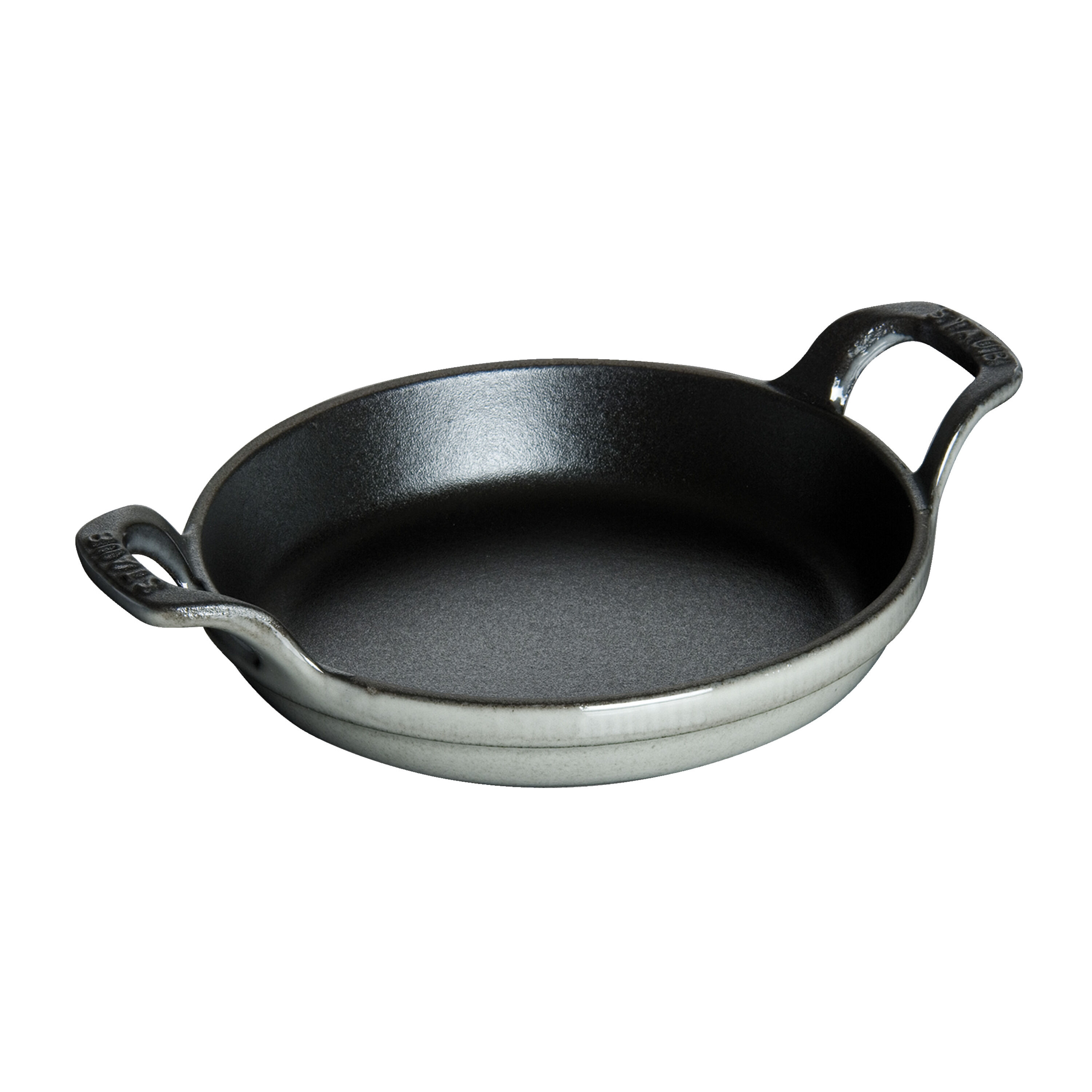 20 cm round Cast iron Oven dish graphite-grey