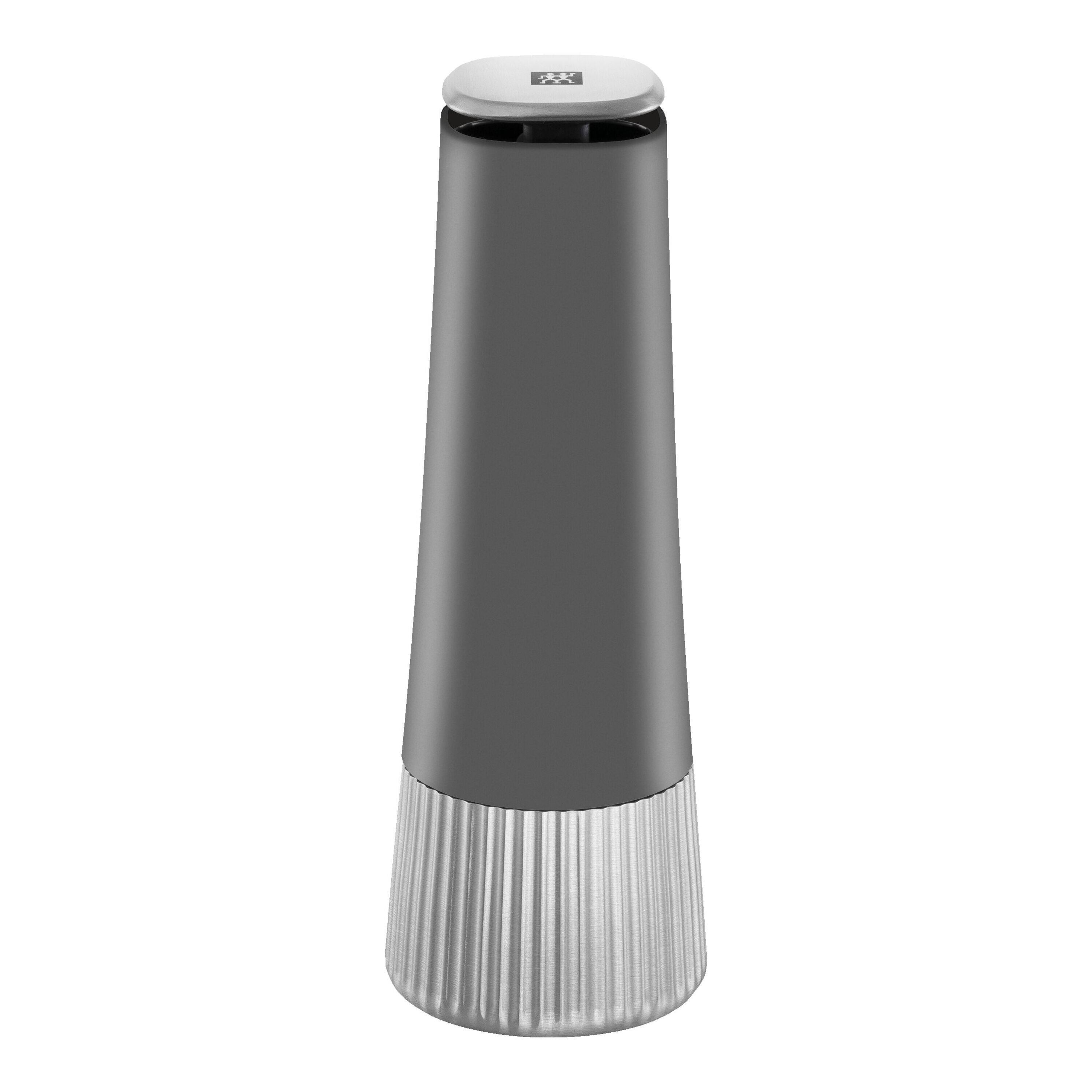 Spice mill 19 cm, grey
