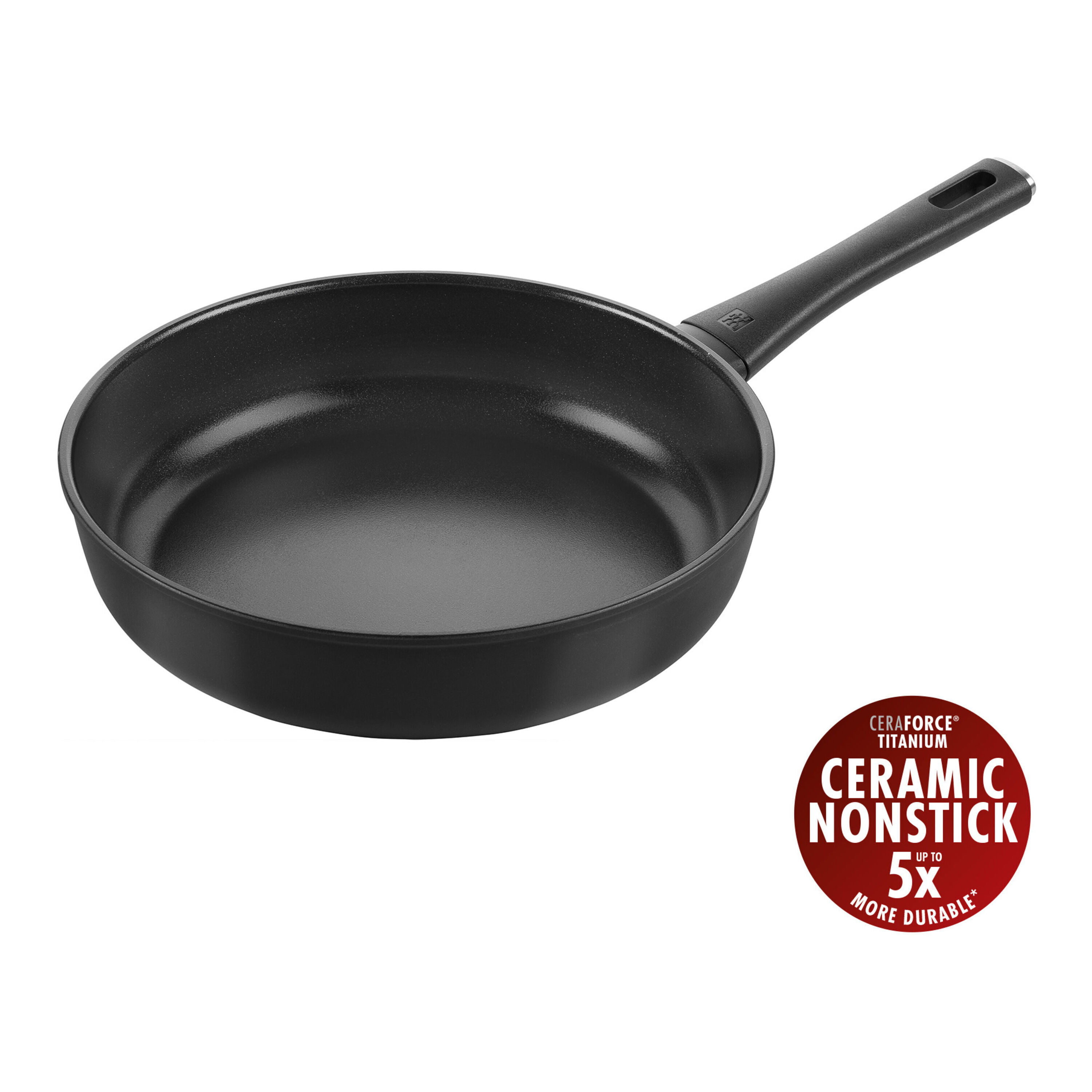 Saute pan, 28 cm, Aluminium, Titanium-reinforced ceramic non-stick coating