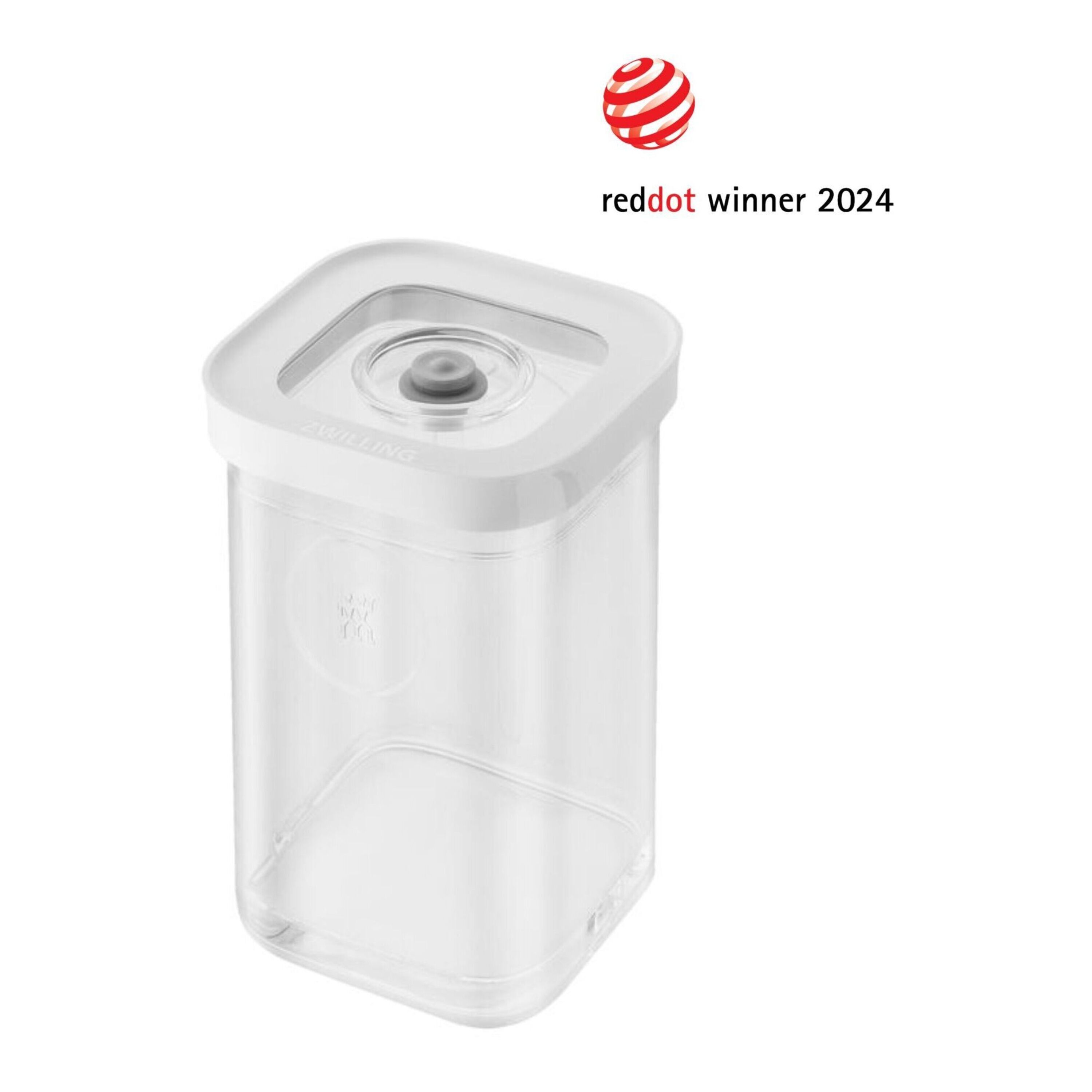 CUBE Box 2S / 11 cm, transparent-white