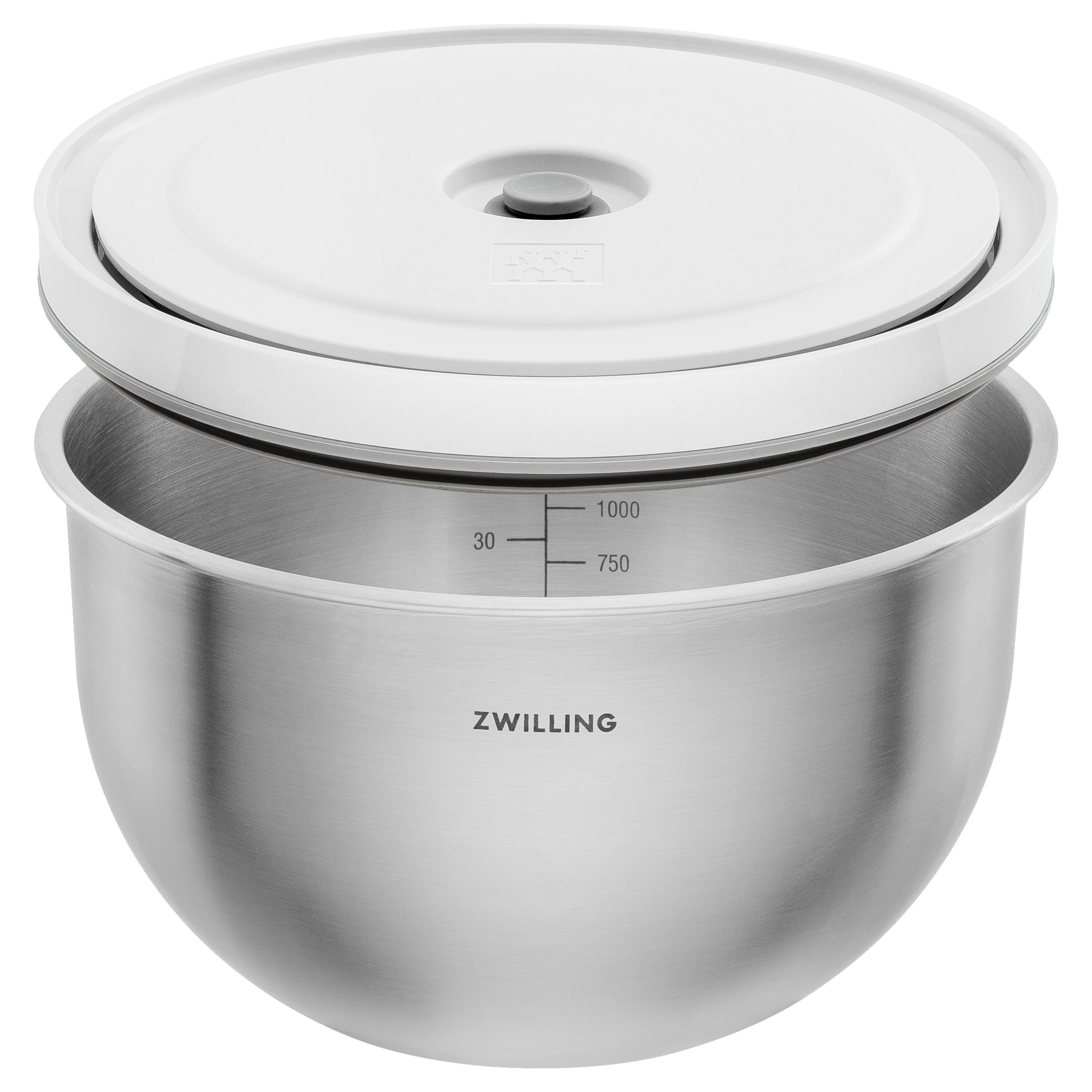 Vacuum bowl M / 18 cm, Stainless steel, silver