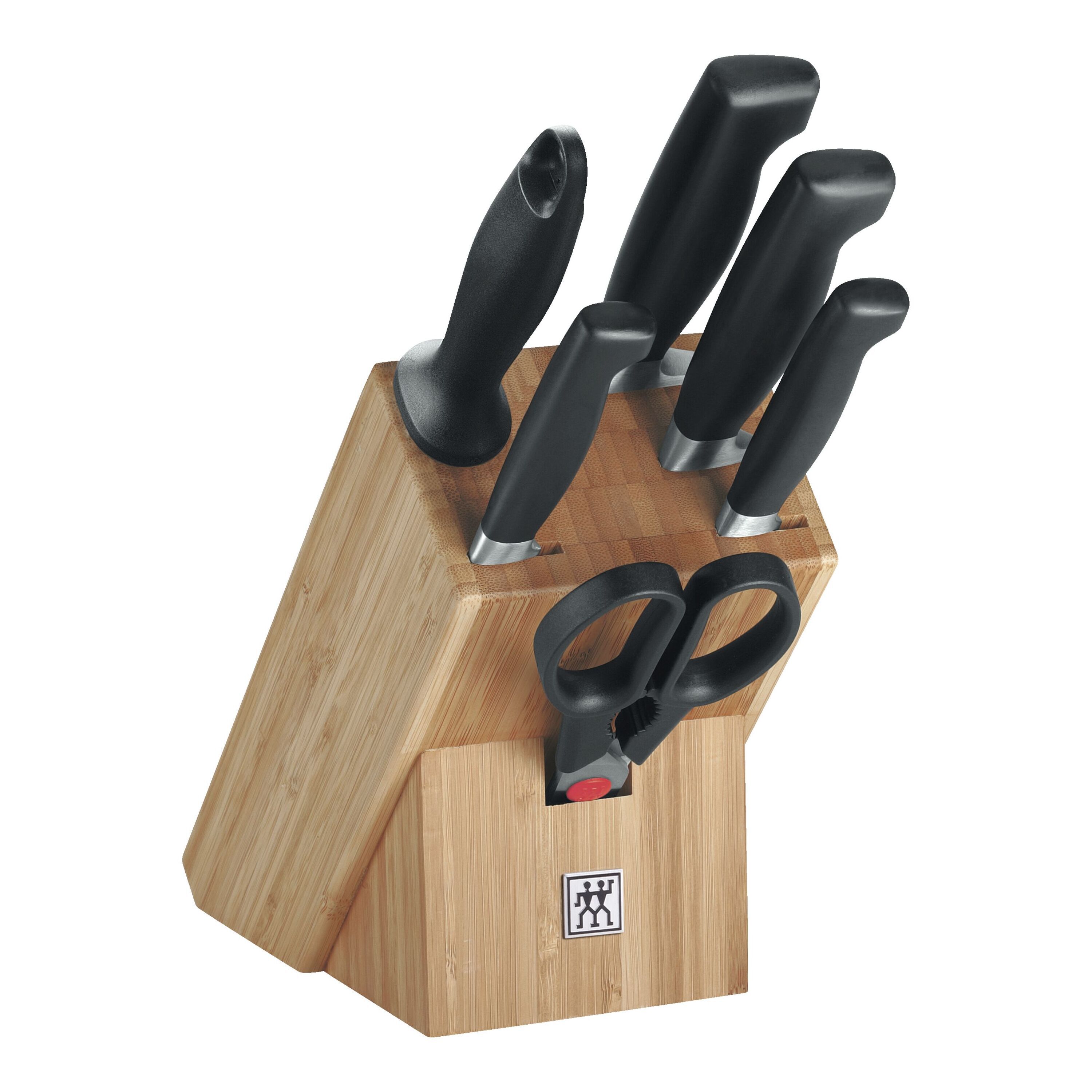 7-pcs, Knife block set, natural