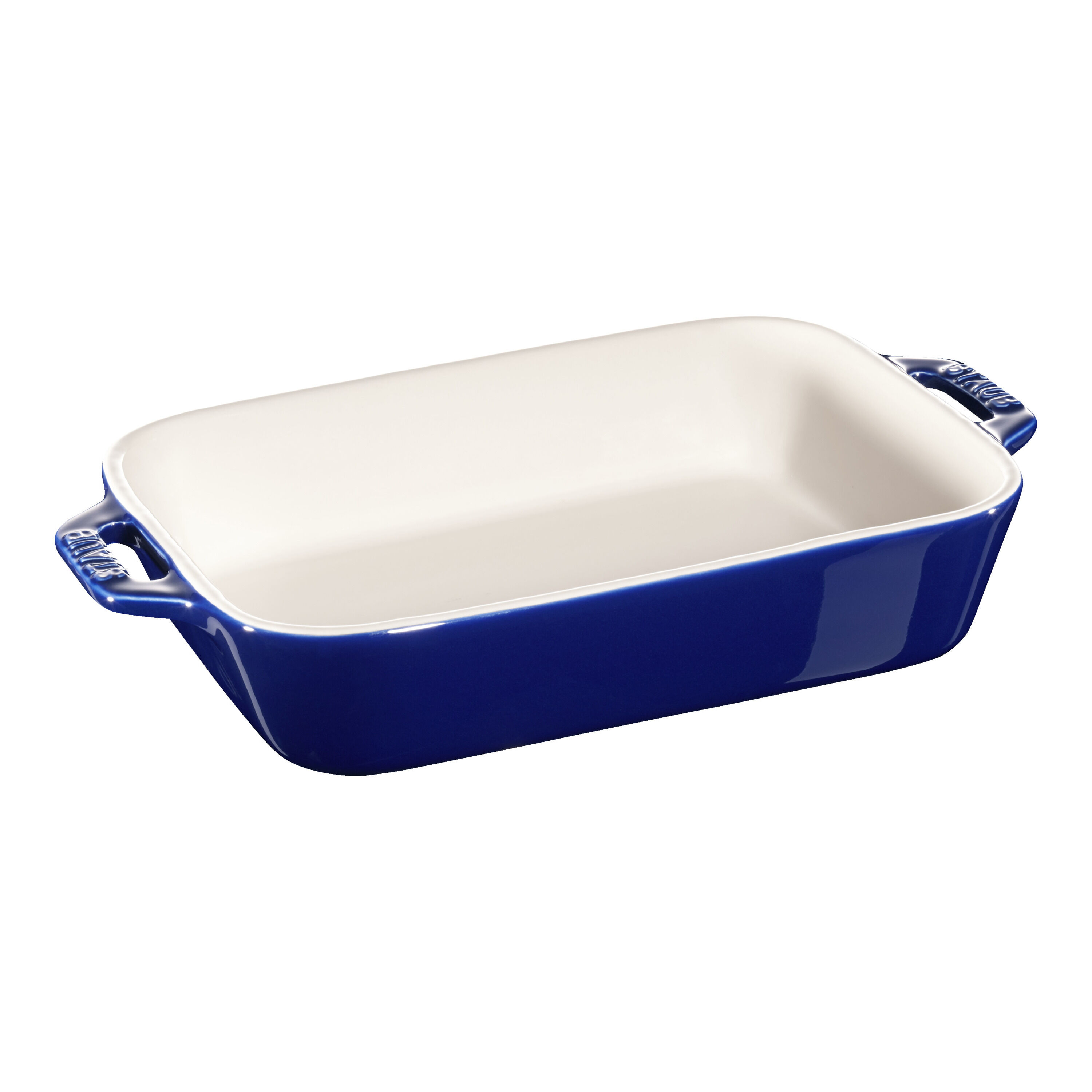 20 x 16 cm rectangular ceramic Oven dish dark-blue