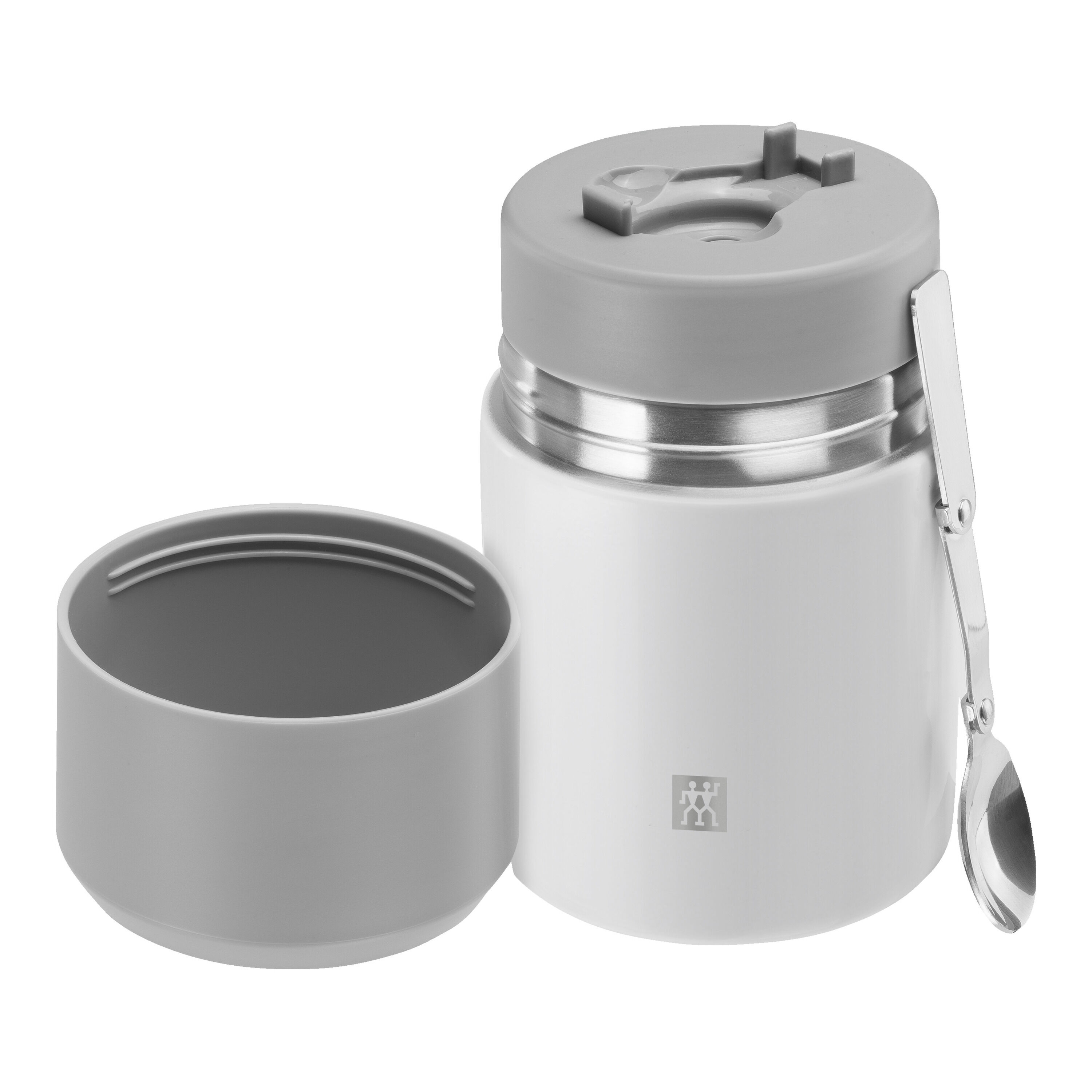Food jar white-grey