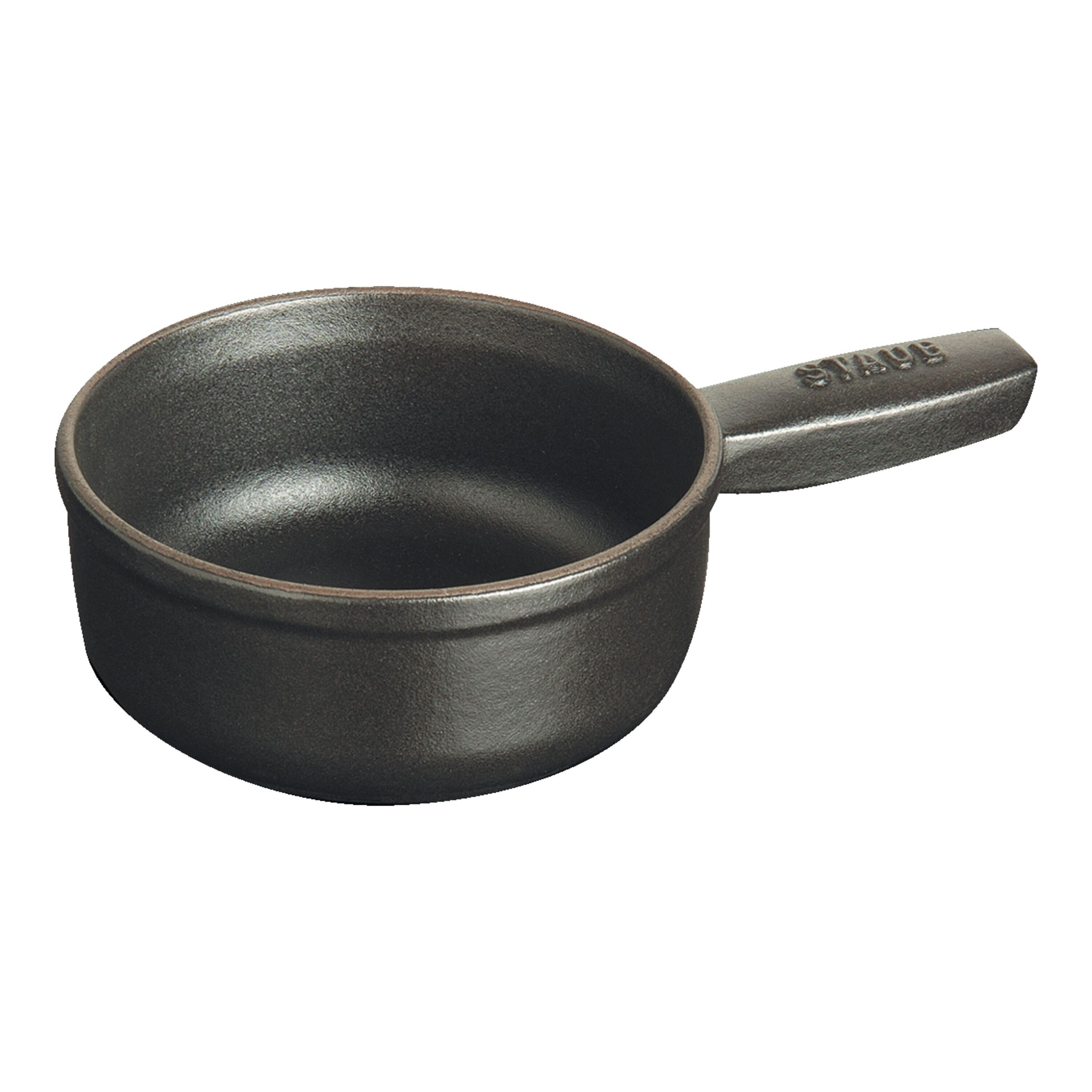 12 cm Fondue pot black