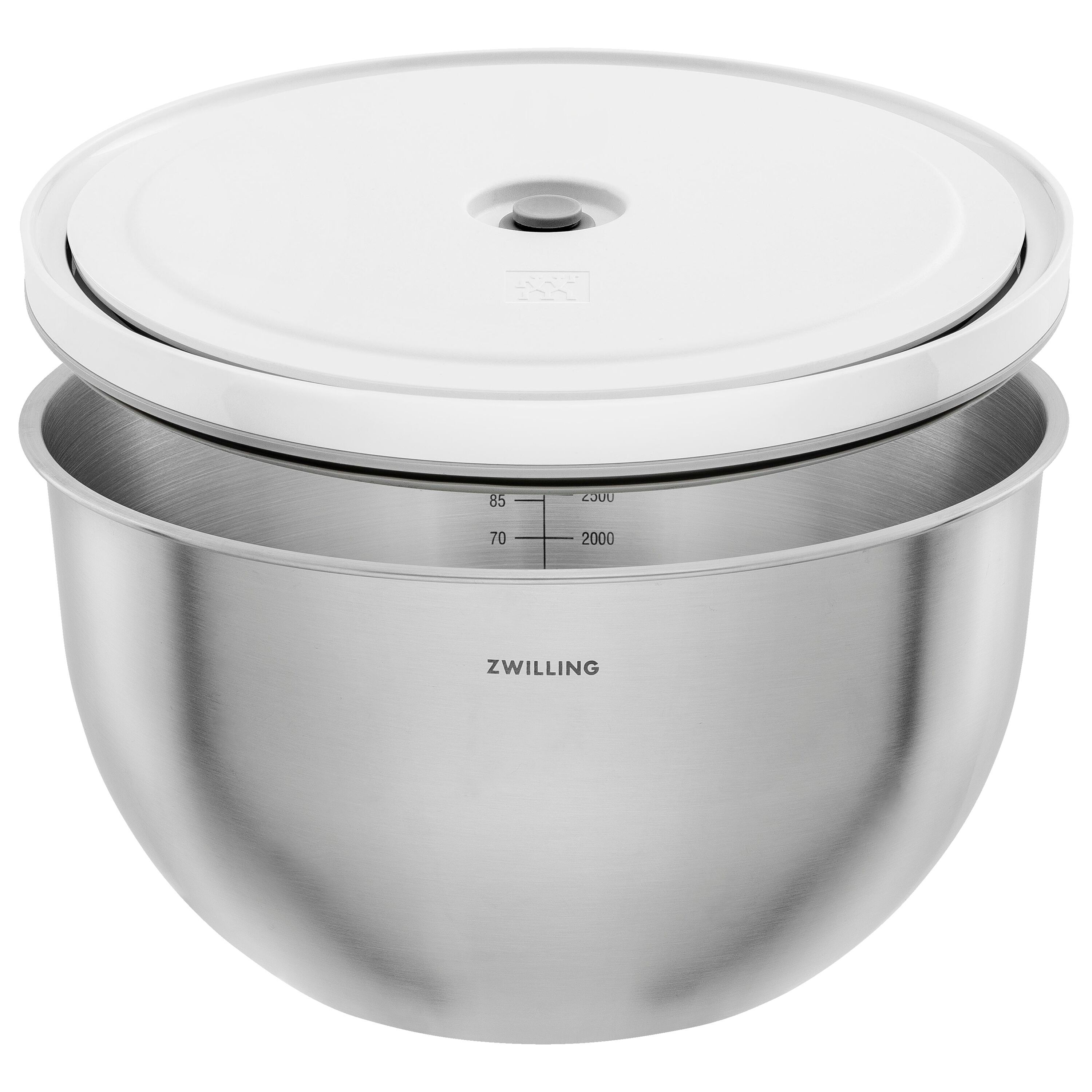 Vacuum bowl L / 24 cm, Stainless steel, silver