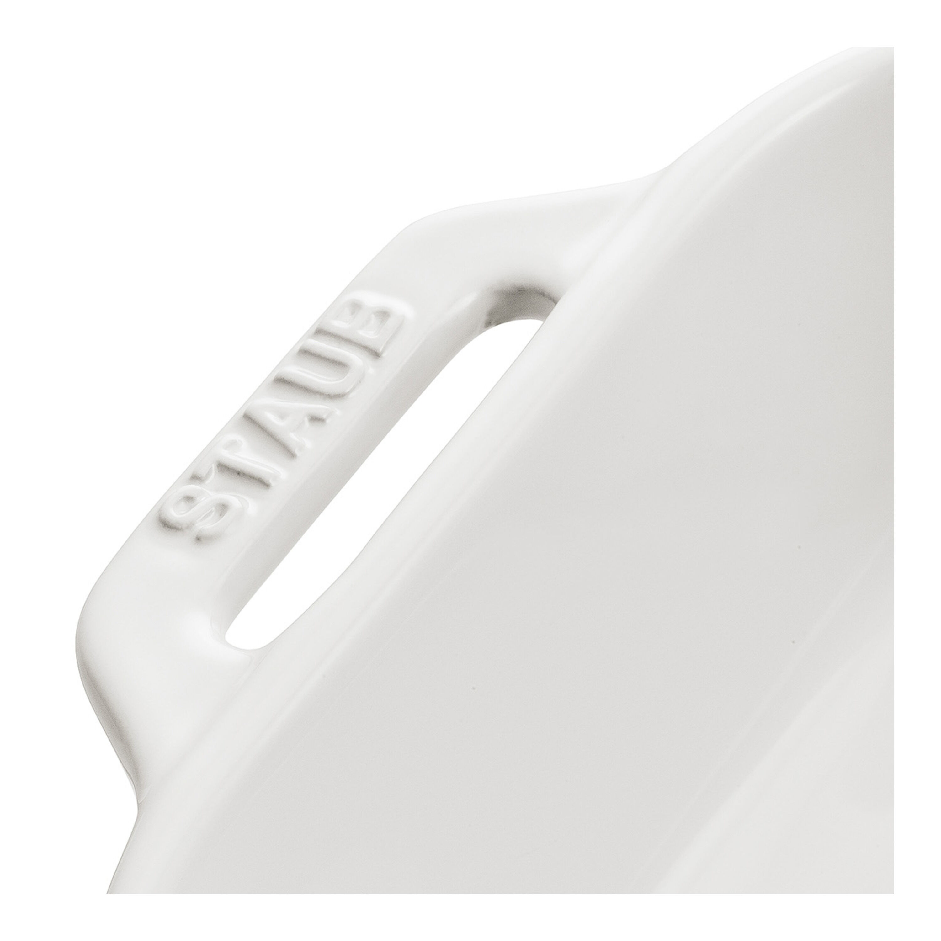 34 x 24 cm rectangular ceramic Oven dish white