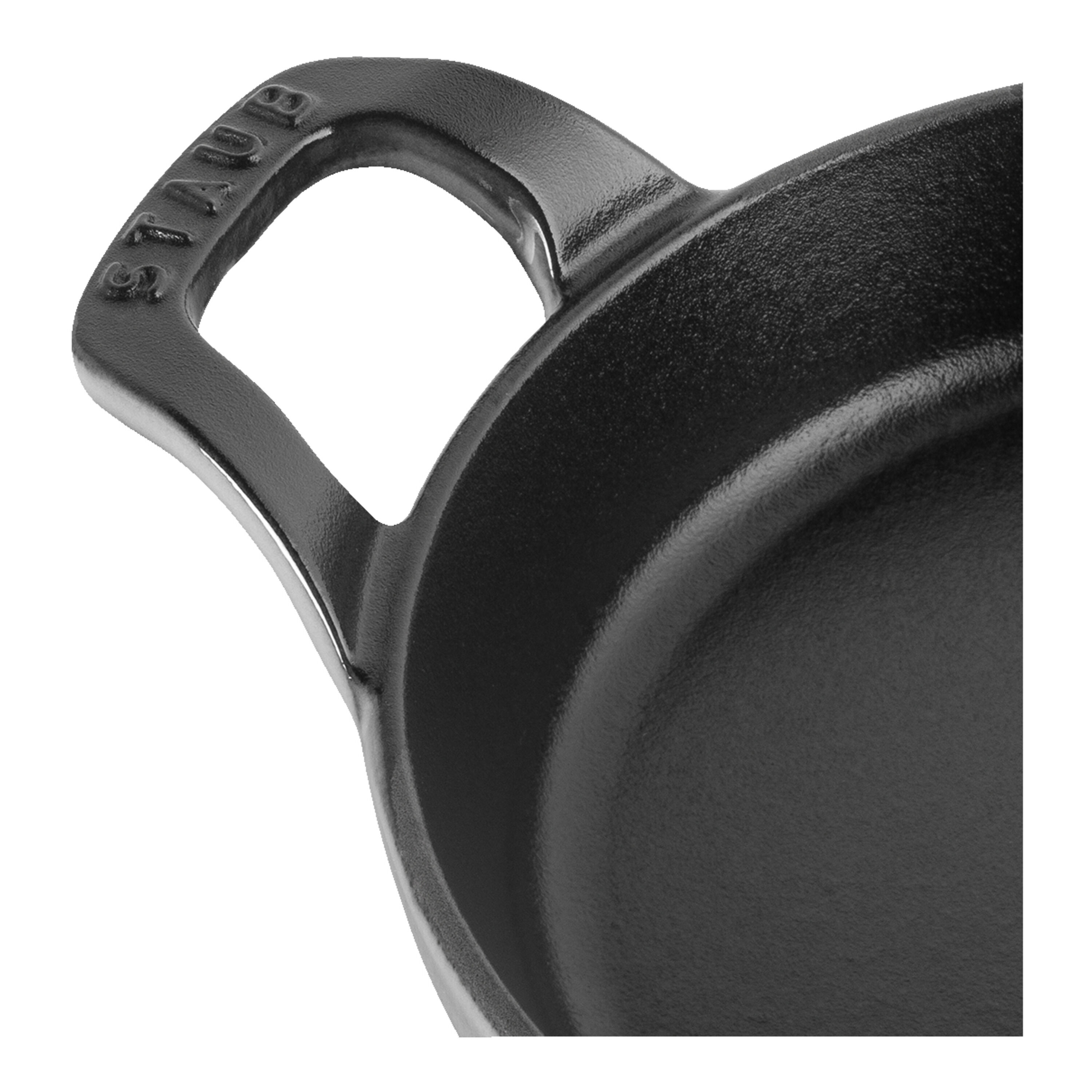 16 cm round Cast iron Oven dish graphite-grey