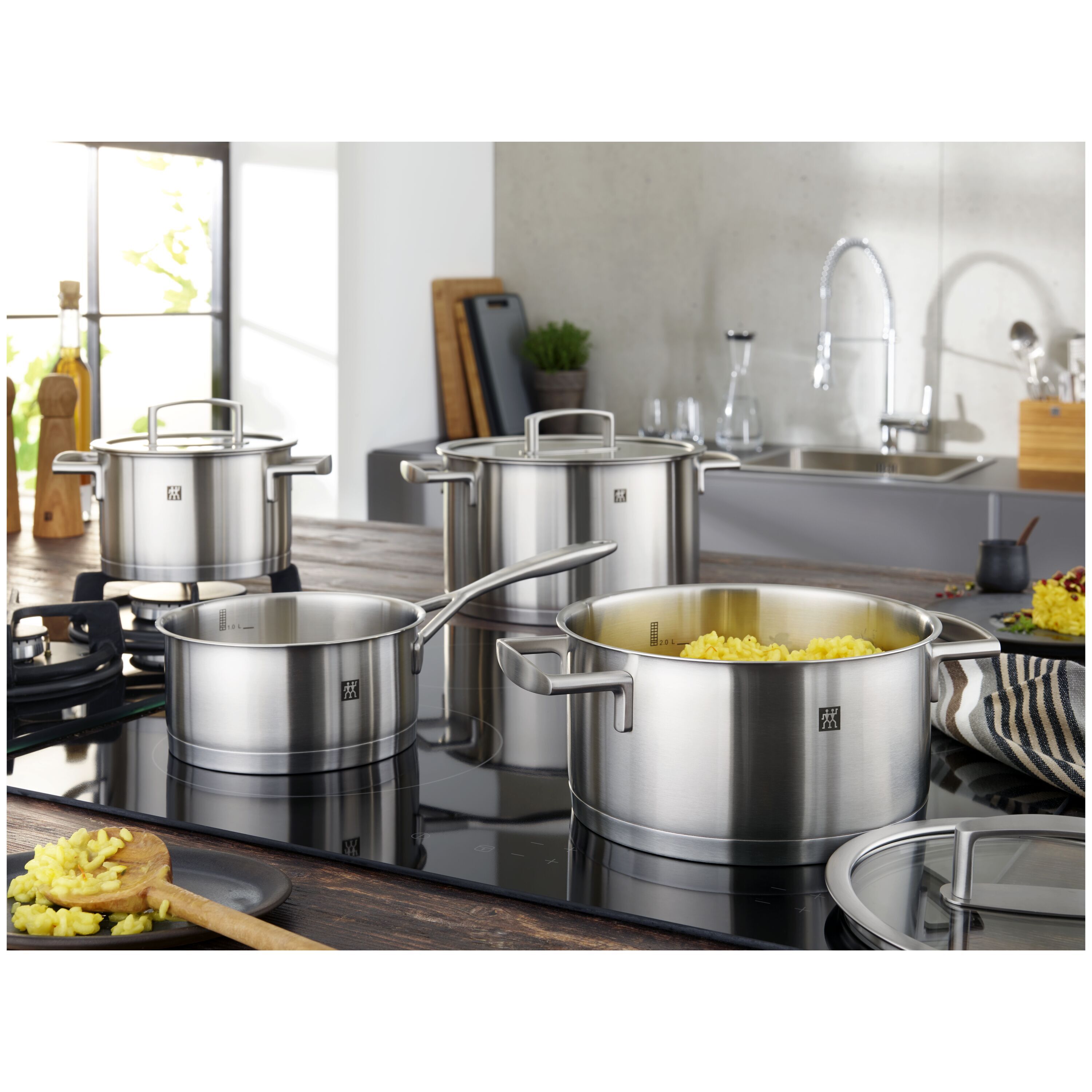 20 cm 18/10 Stainless Steel Stew pot silver