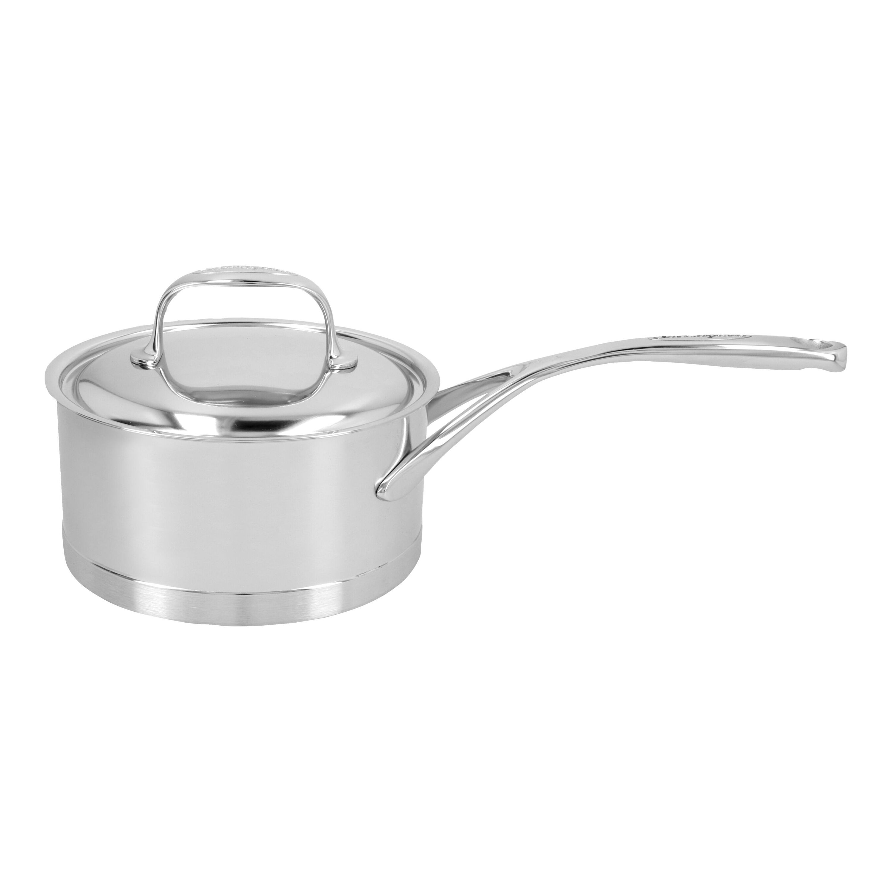 16 cm 18/10 Stainless Steel Saucepan with lid silver
