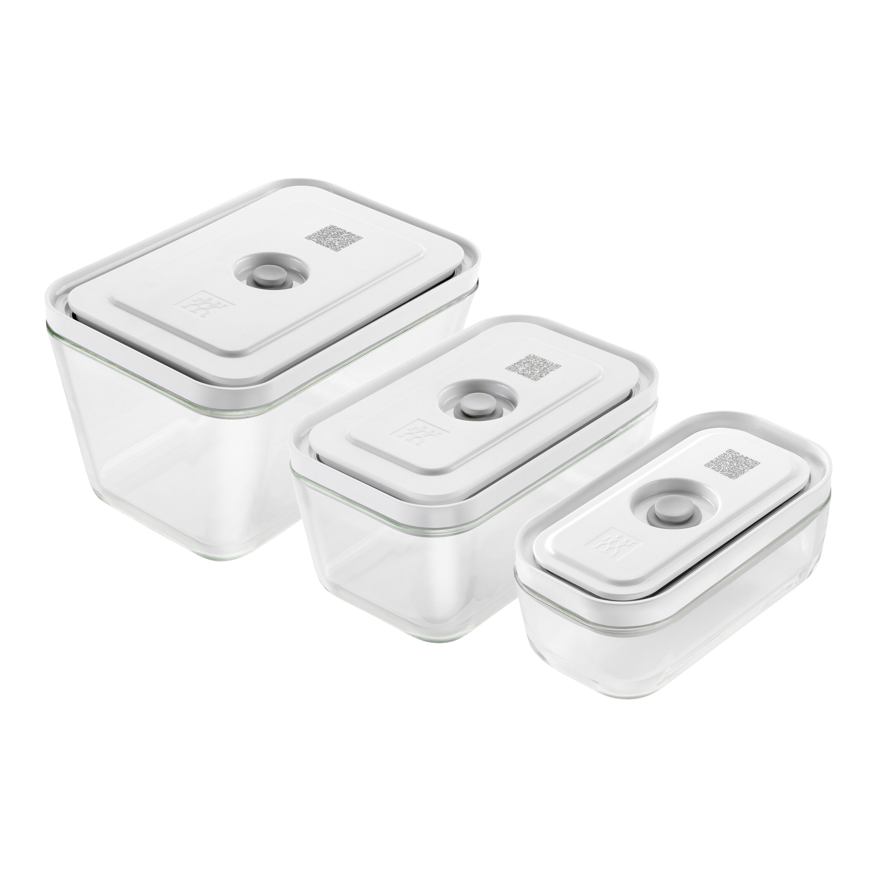 S/M/L / 3-pcs Glass Vacuum box set