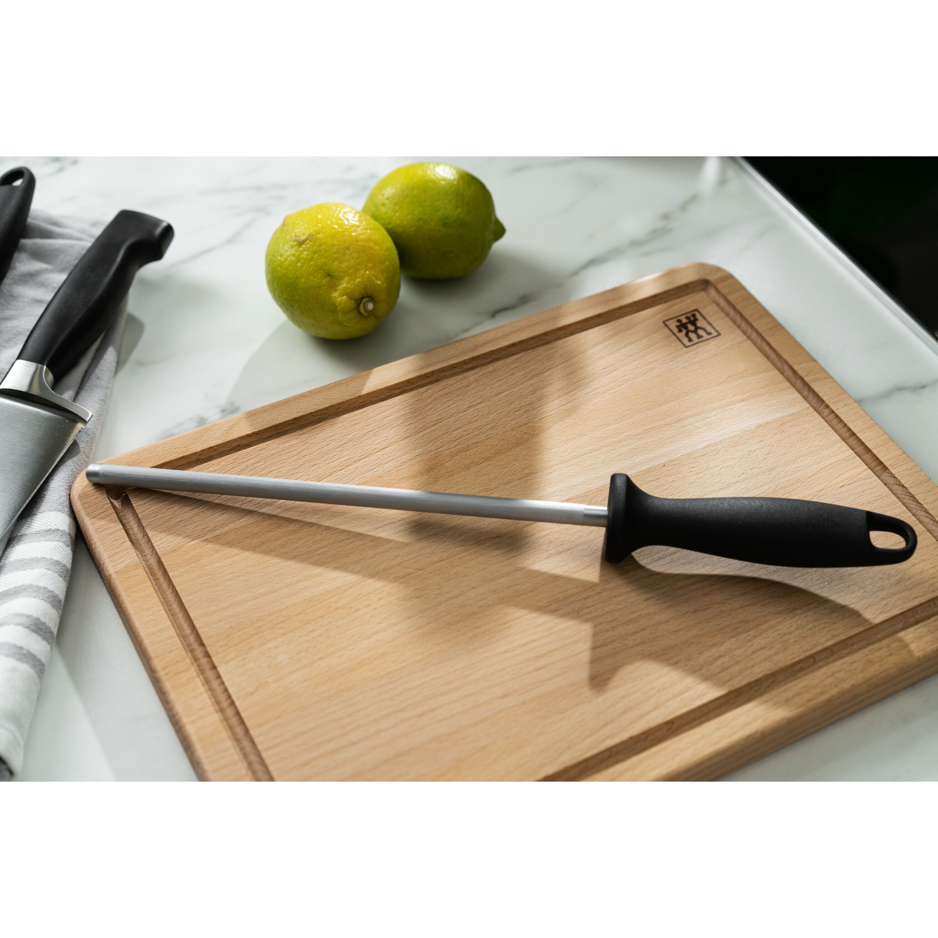 23 cm chrome plated Sharpening steel