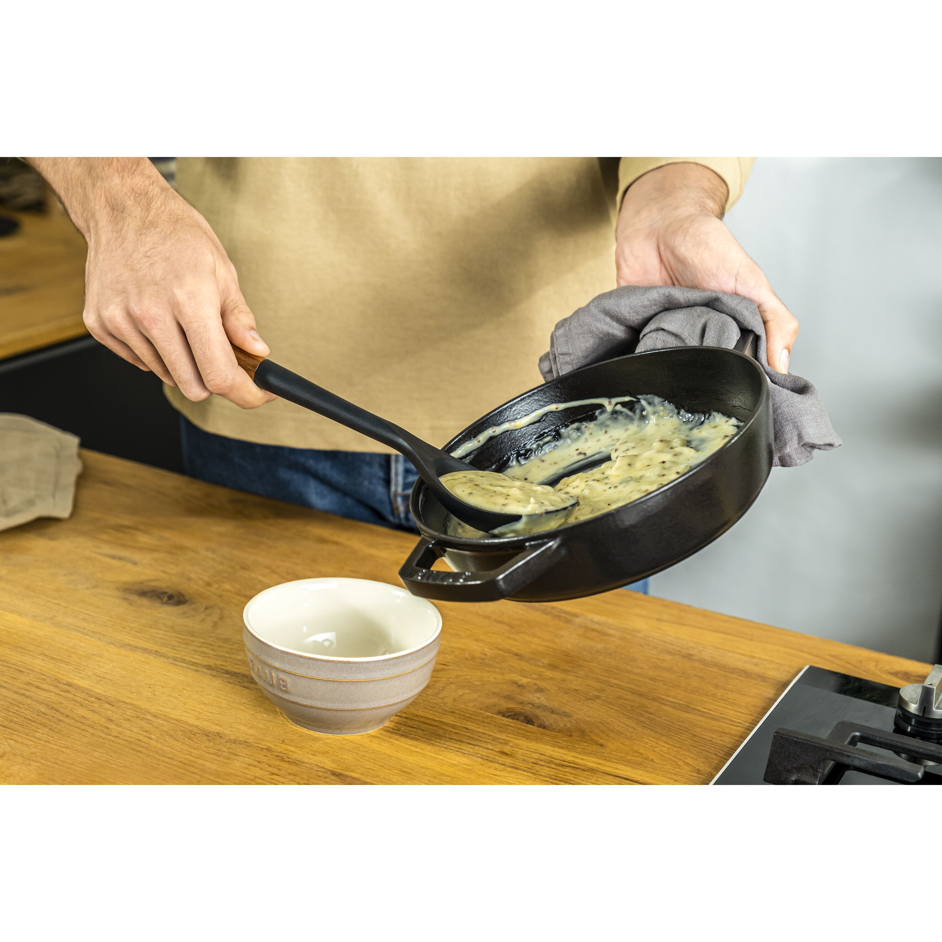 Serving spoon, 31 cm, Silicone