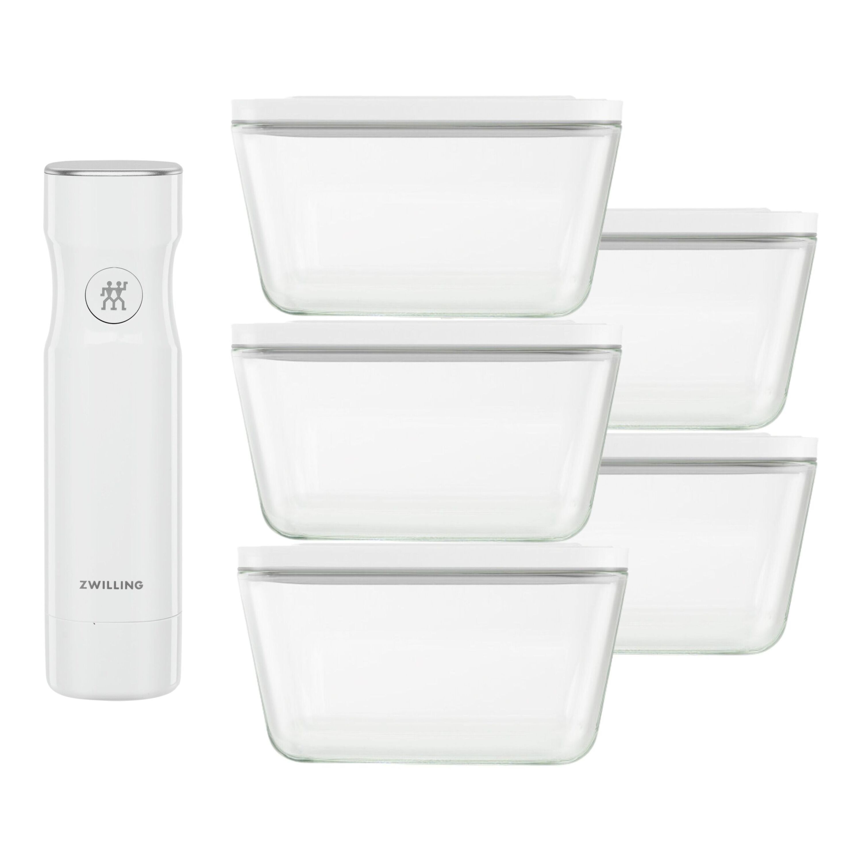 6 Piece Glass Meal Prep Set, L