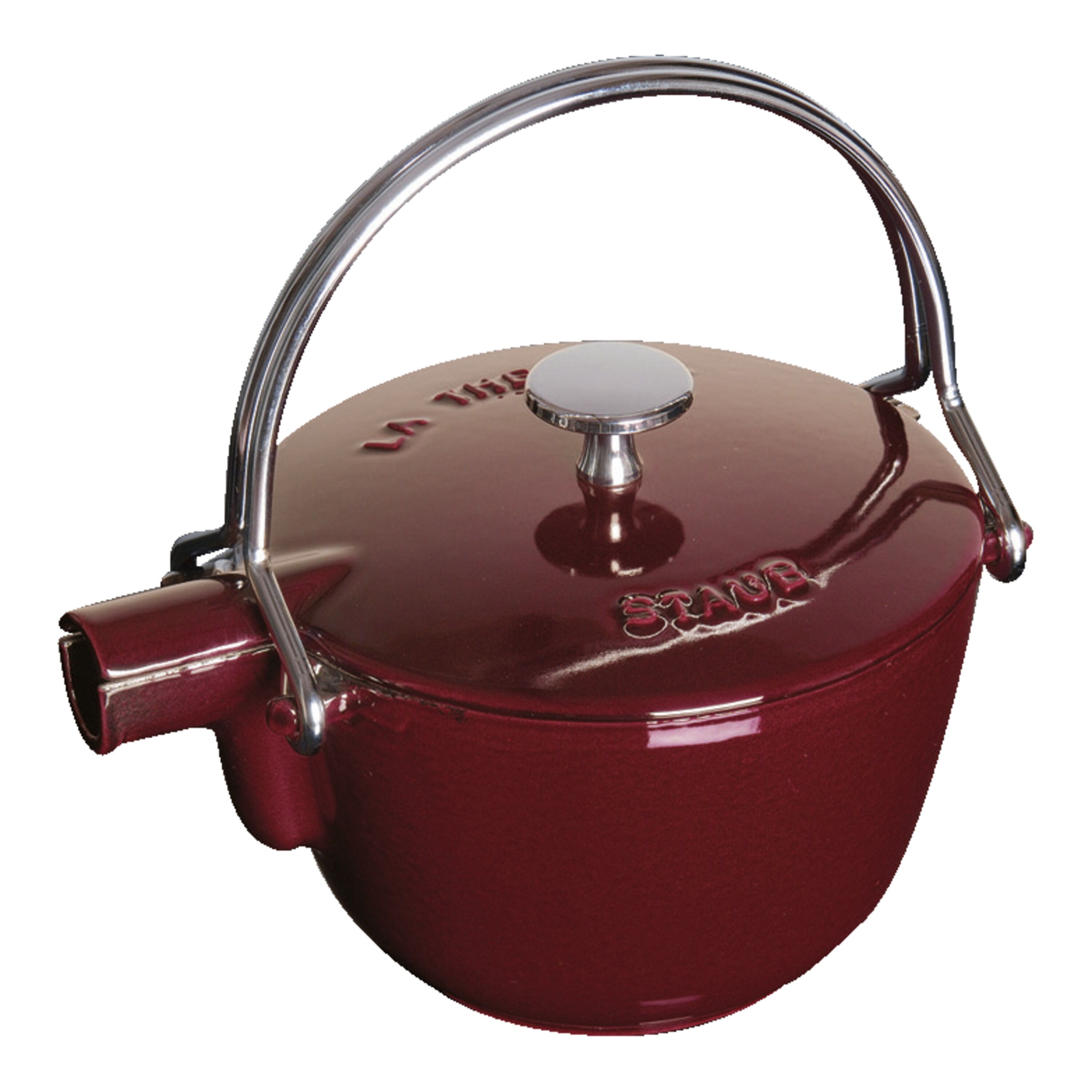 16 cm Teapot grenadine-red