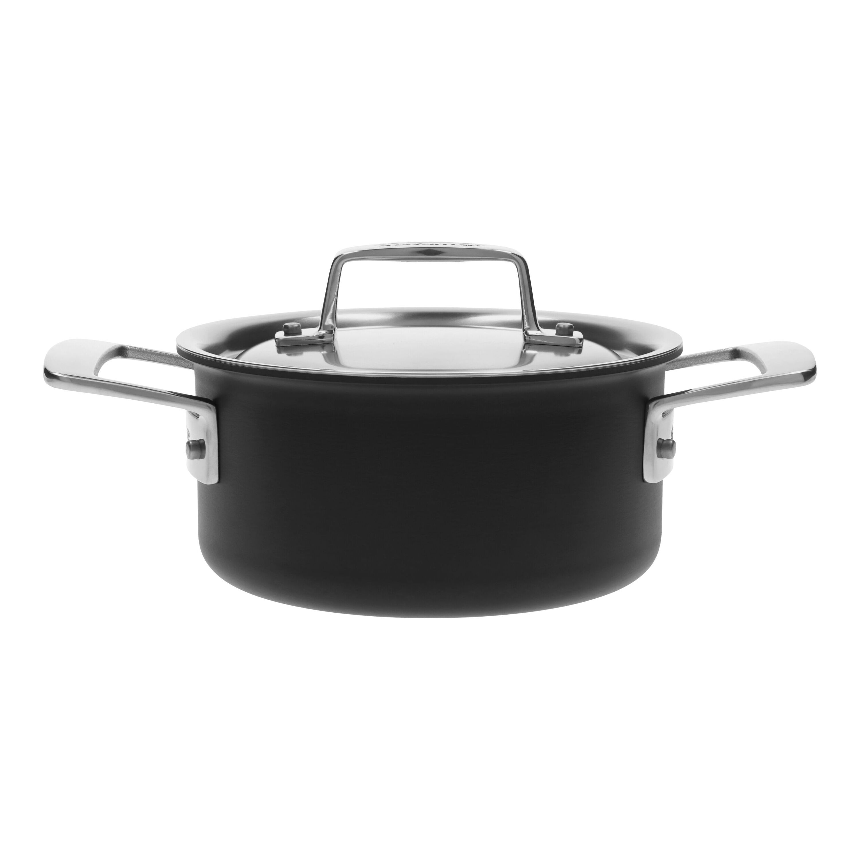 16 cm 18/10 Stainless Steel Stew pot silver-black
