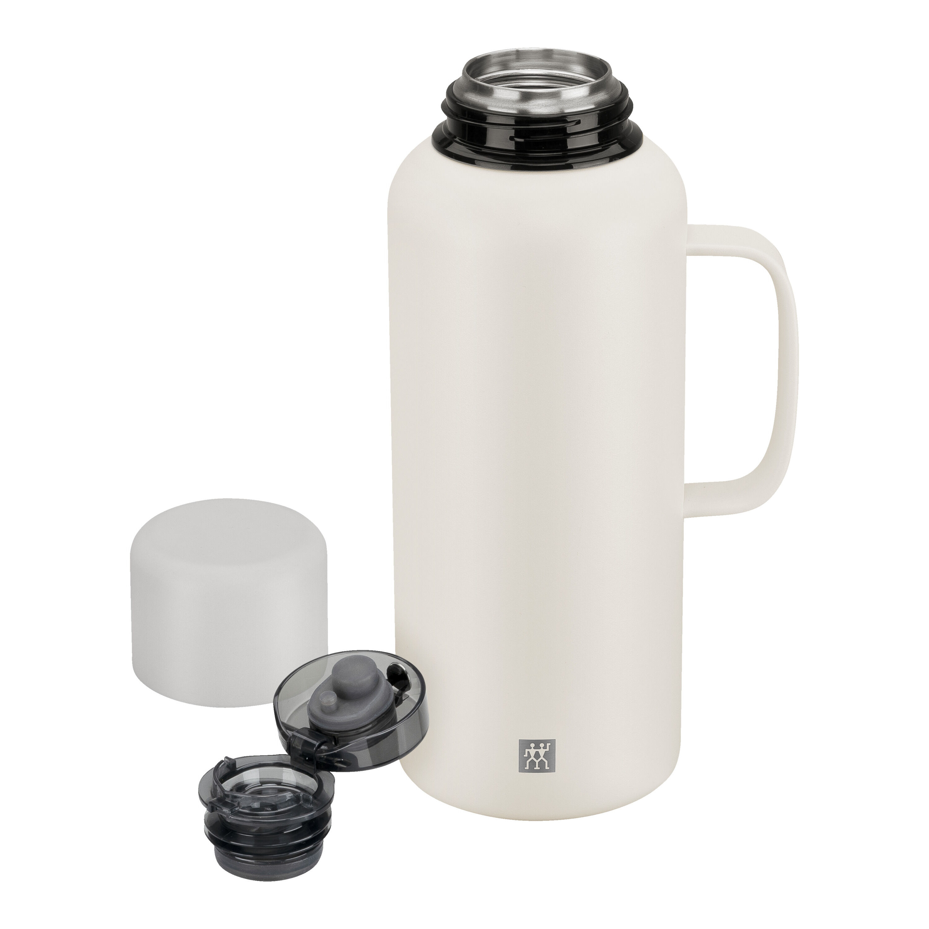 Thermo jug, 1,2 l, Stainless steel, cream