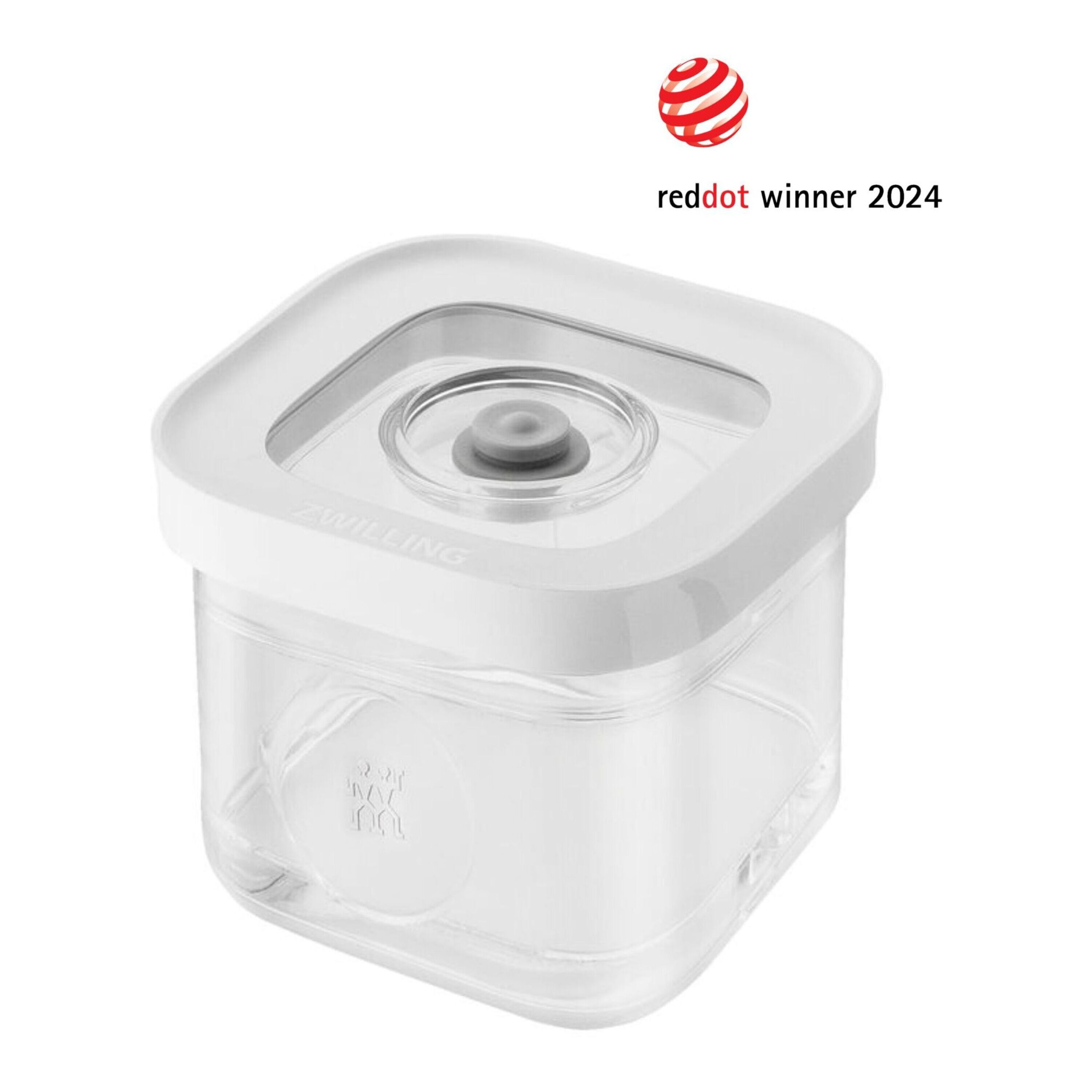 CUBE Box S / 11 cm, transparent-white