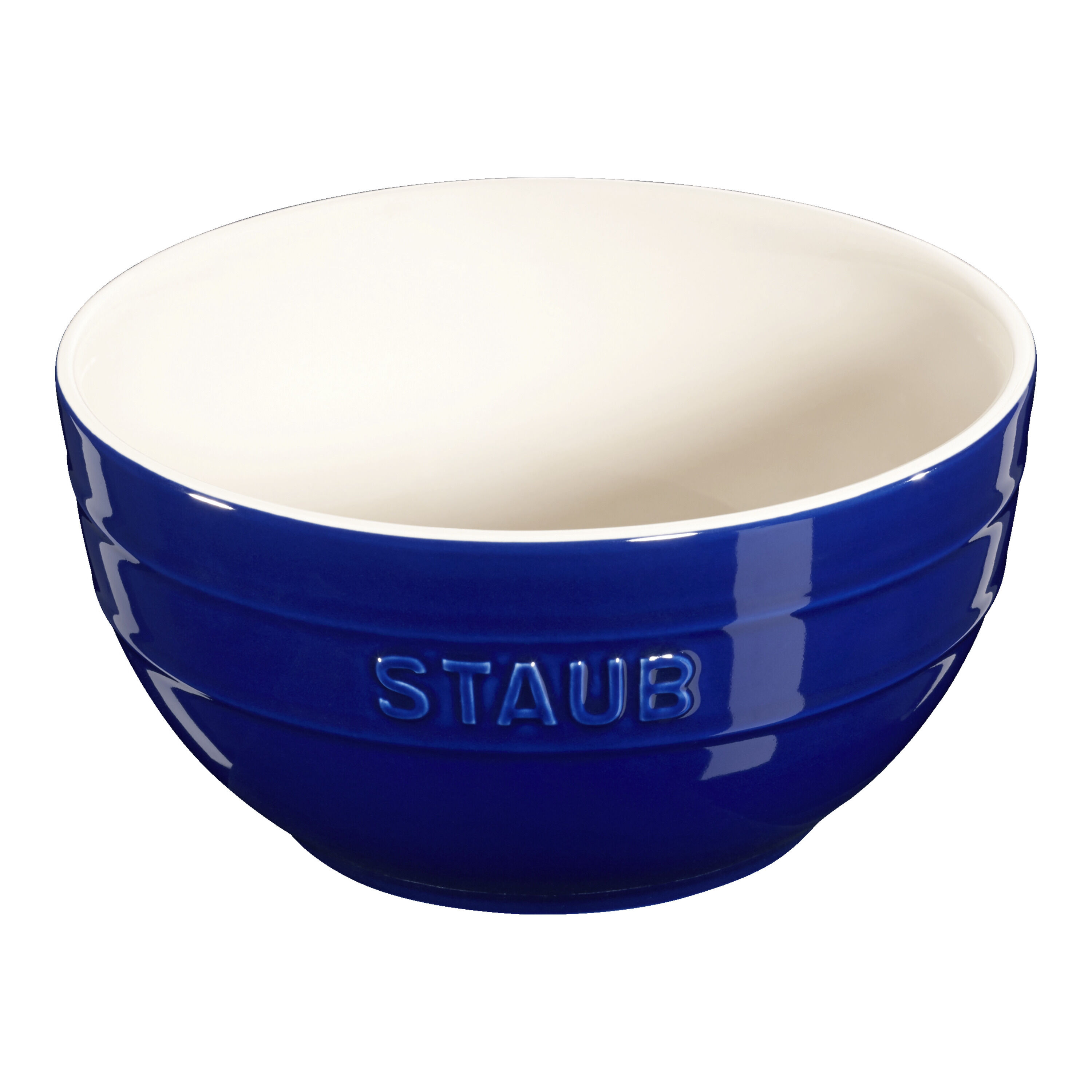 17 cm round ceramic Bowl dark-blue