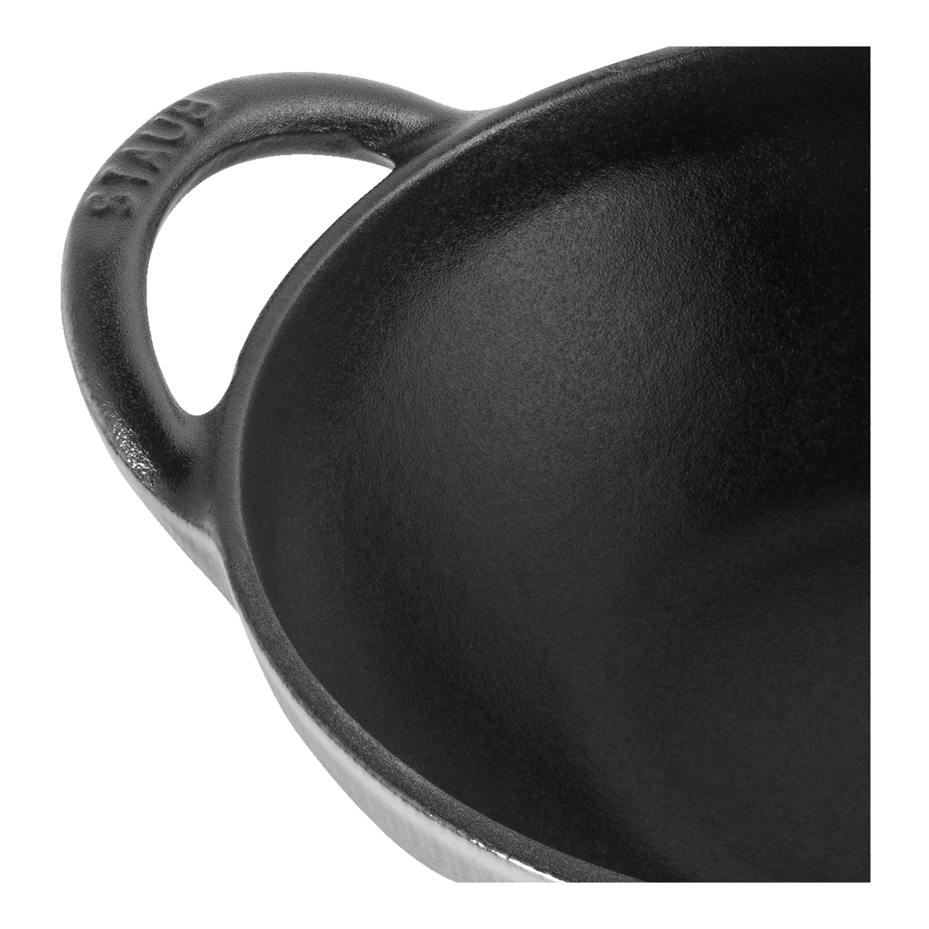 16 cm Cast iron Wok graphite-grey